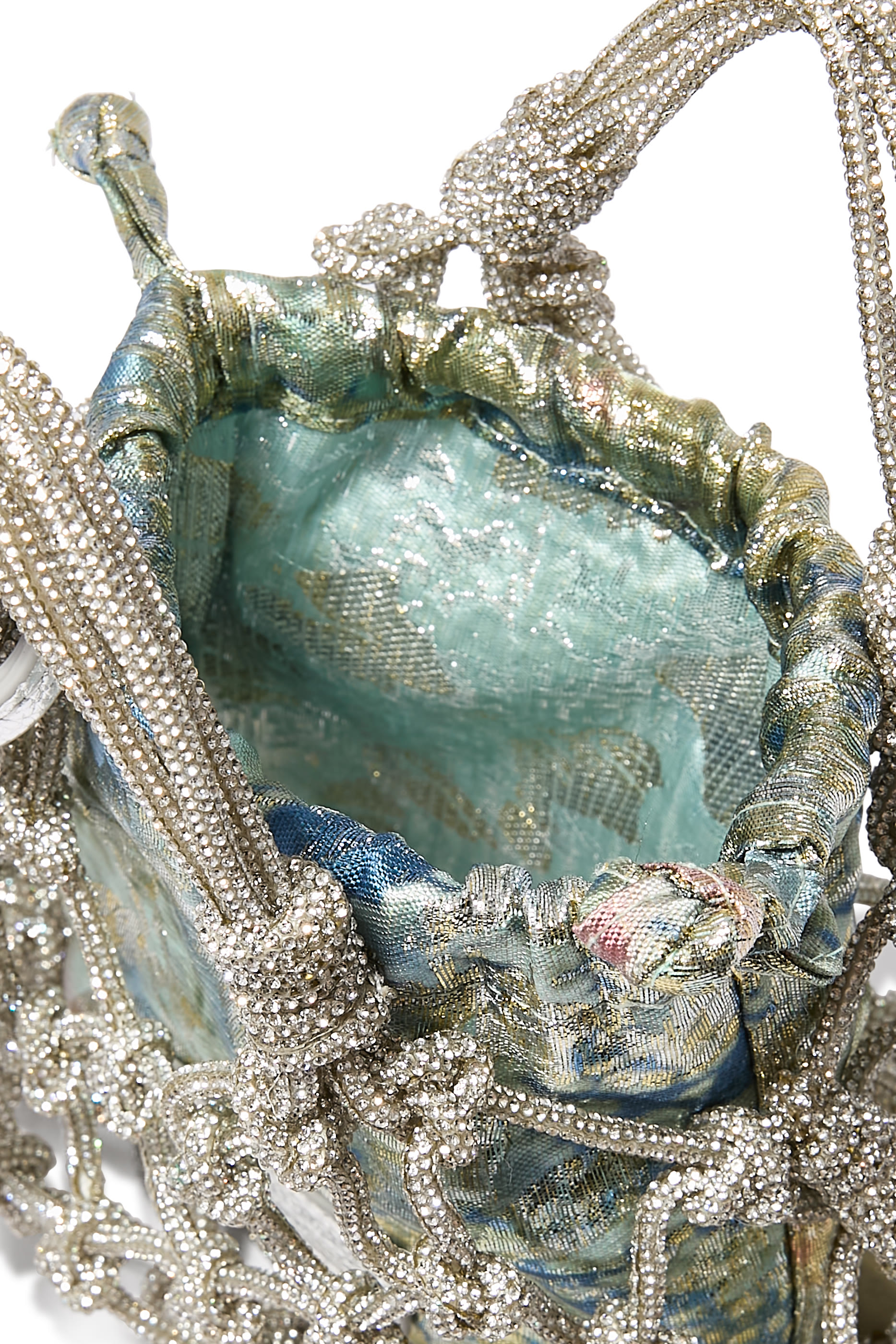  Mini Macramé Crystal Bag