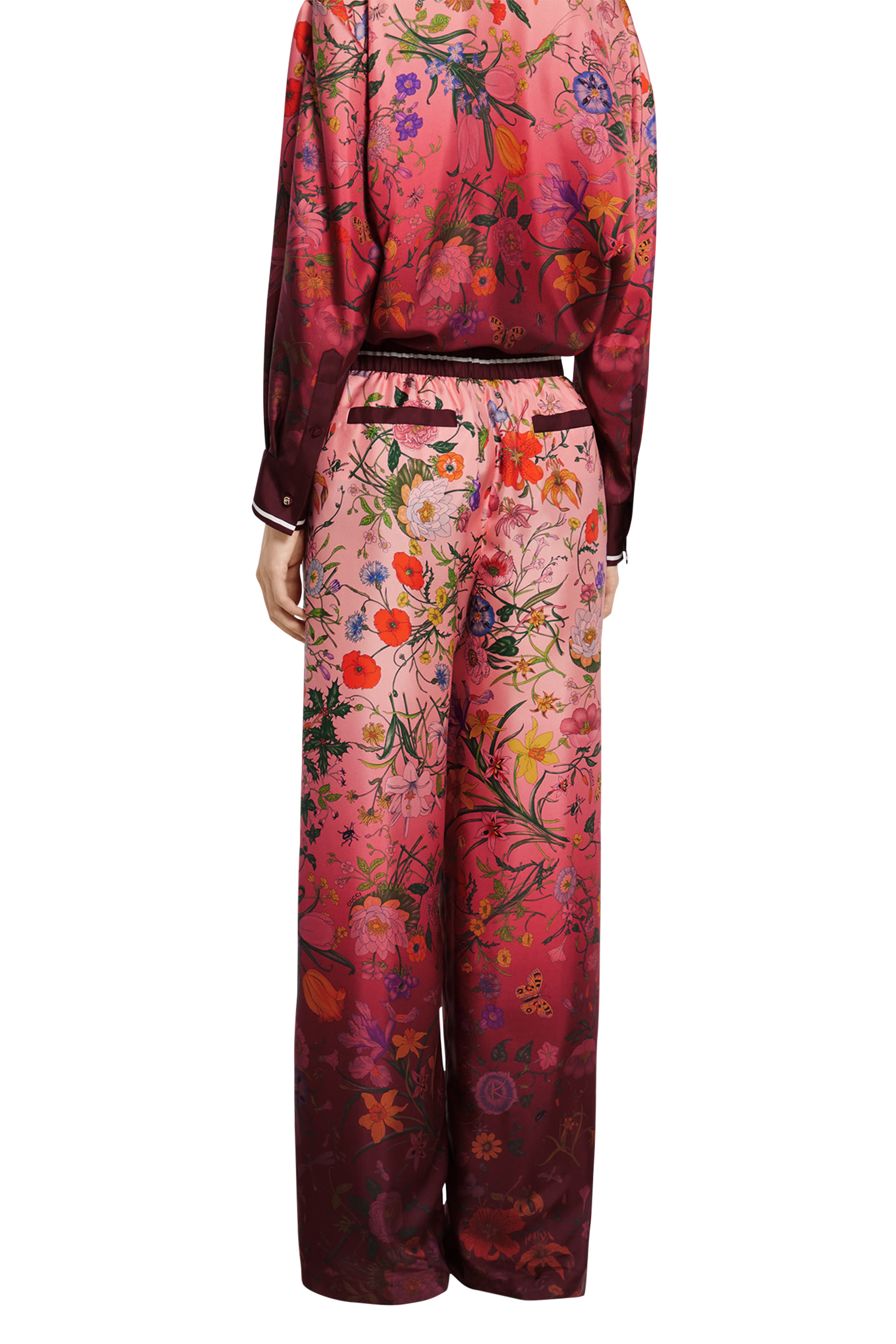 Printed Silk Pants