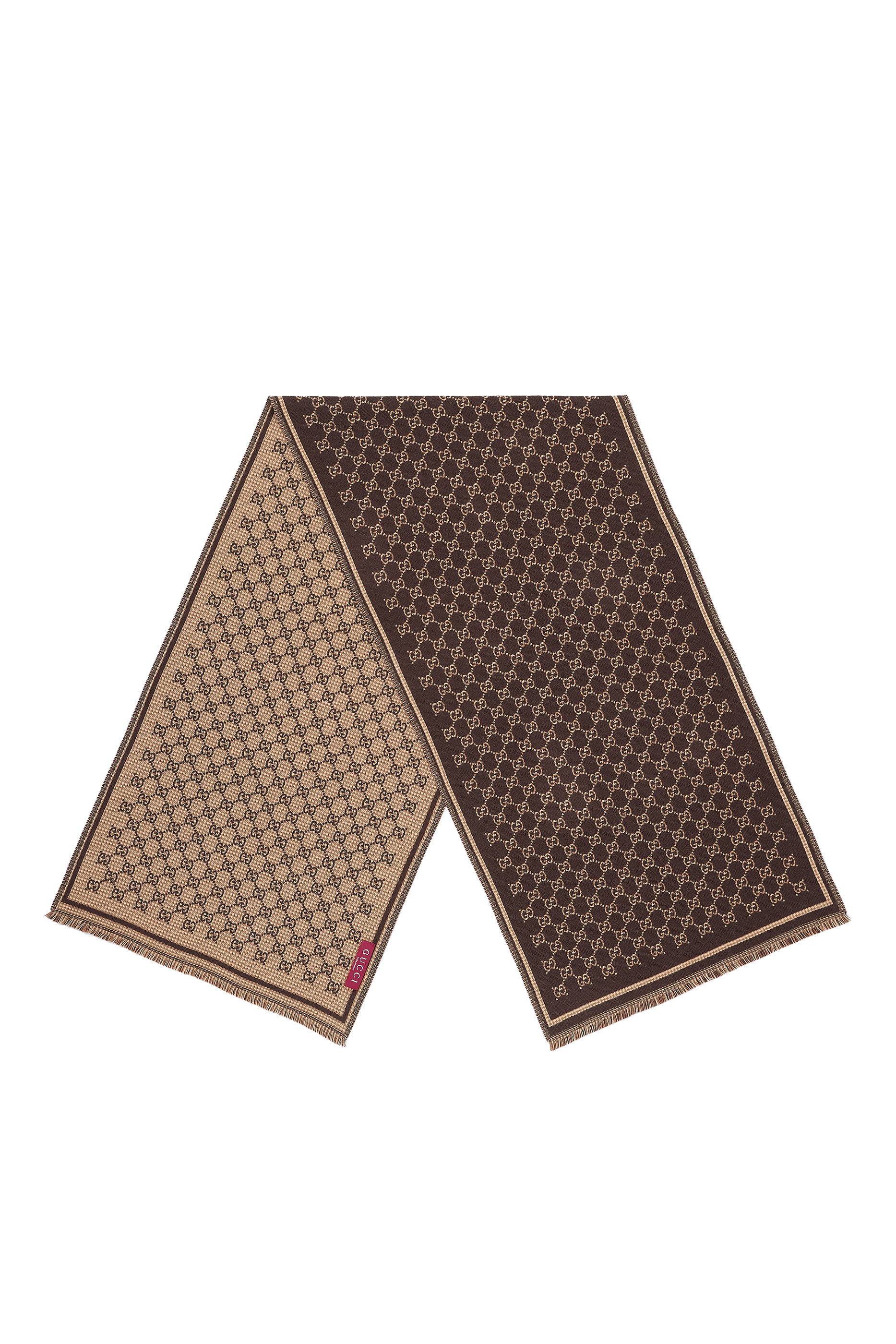 GG Wool Jacquard Scarf 
