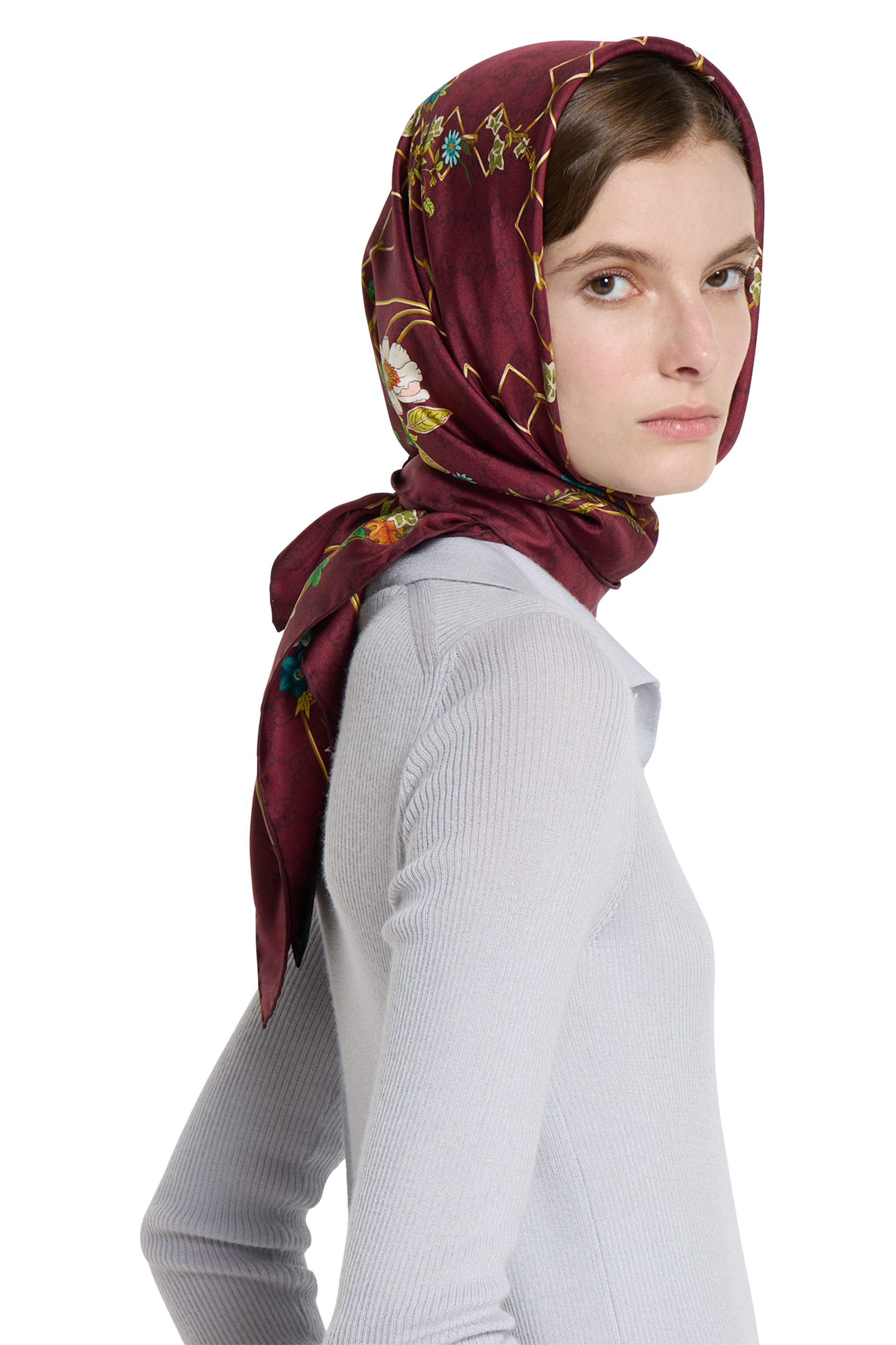 Printed Silk Twill Carré
