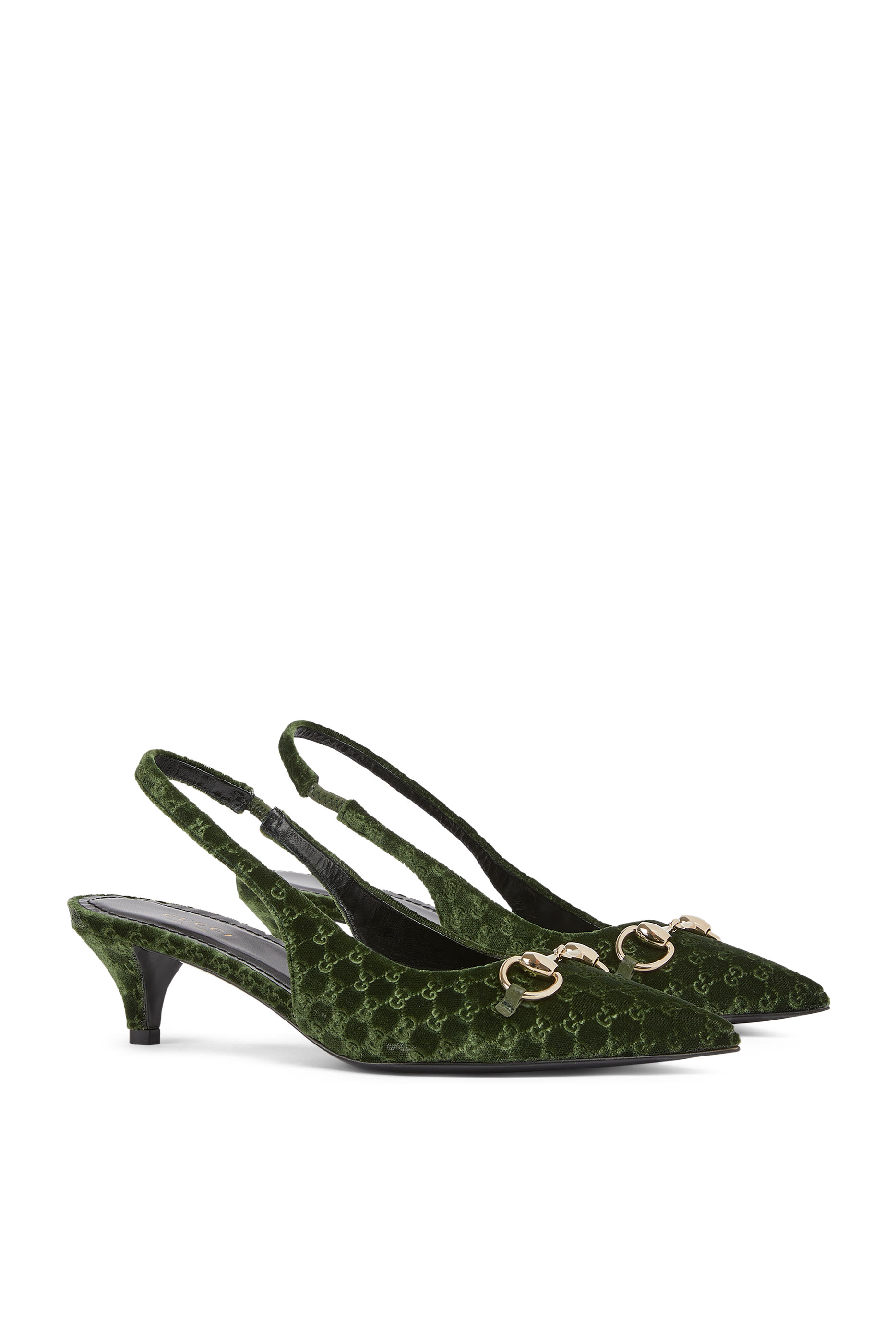 Slingback 45 Pumps with Horsebit