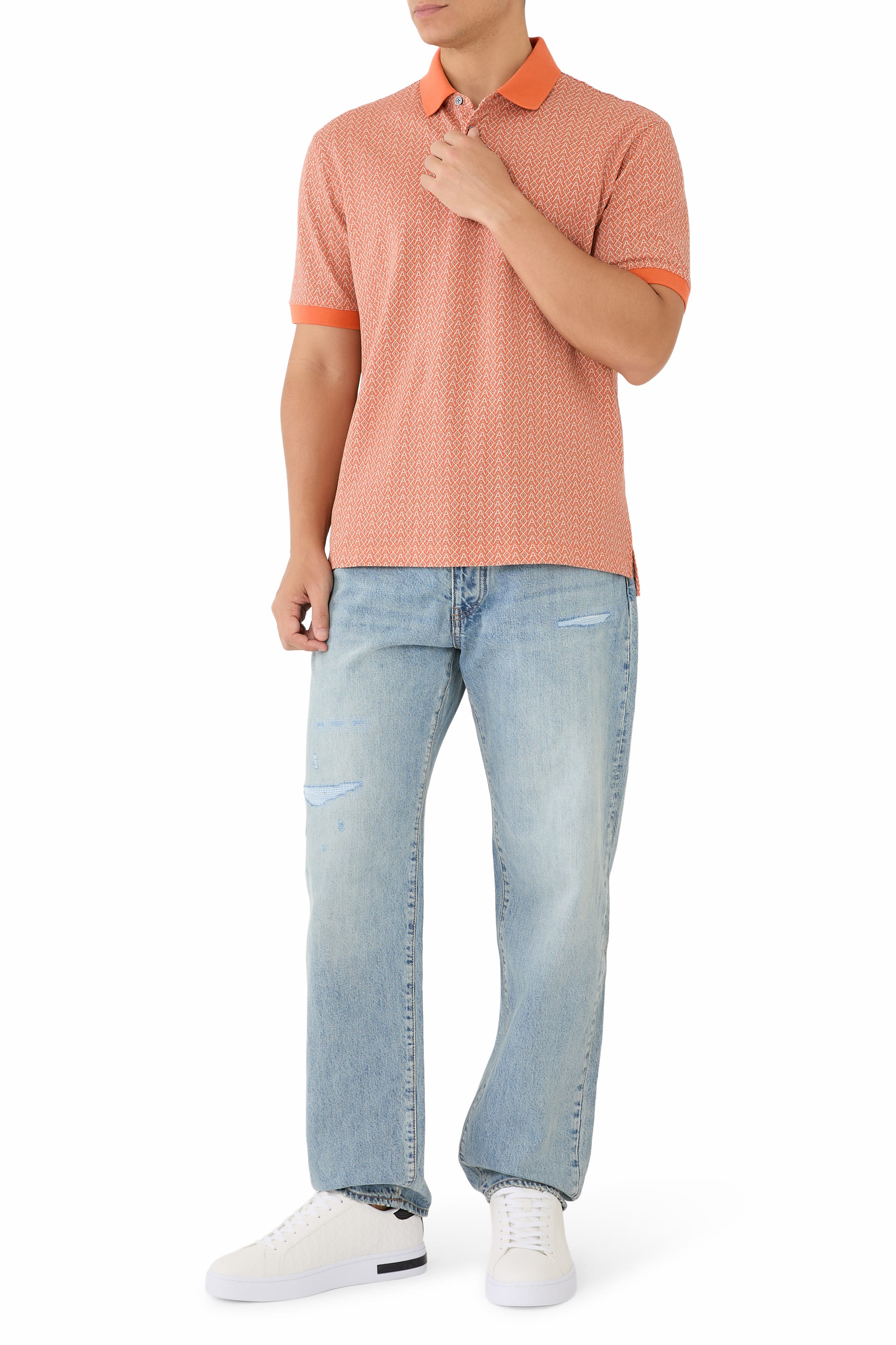 AX Print Polo Shirt