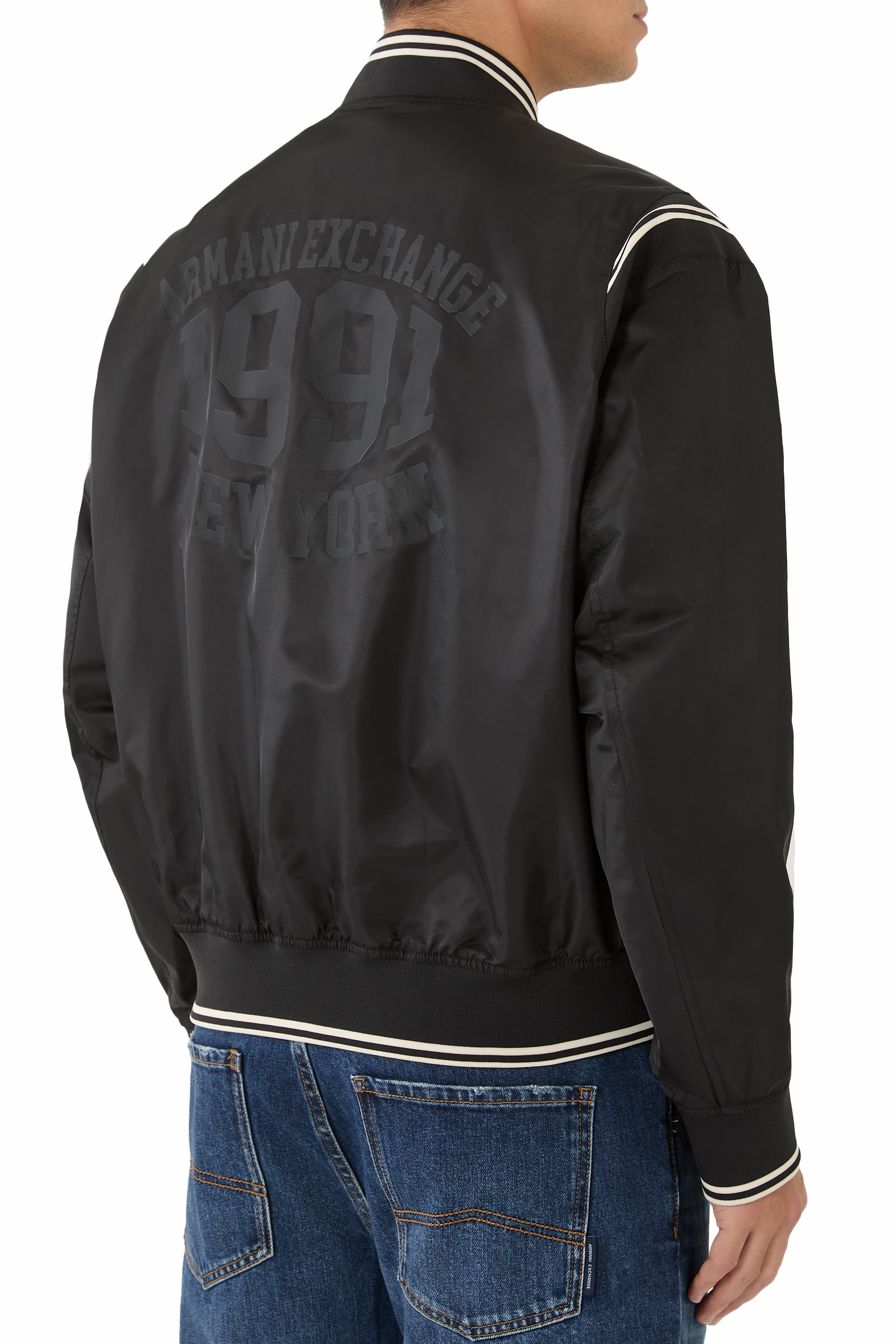 Logo Zipper Blouson Jacket