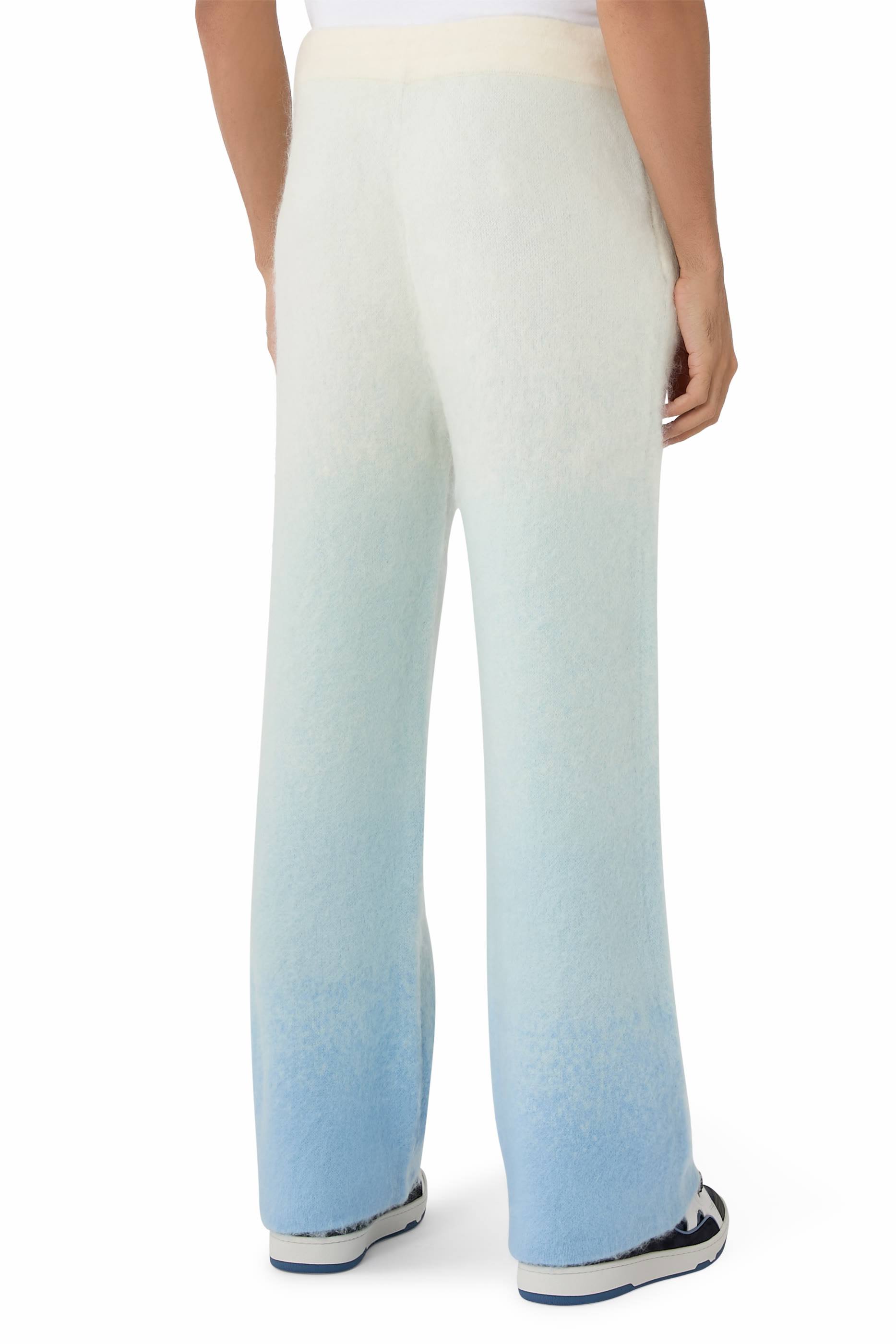 Fluffy Gradient Mohair Trousers