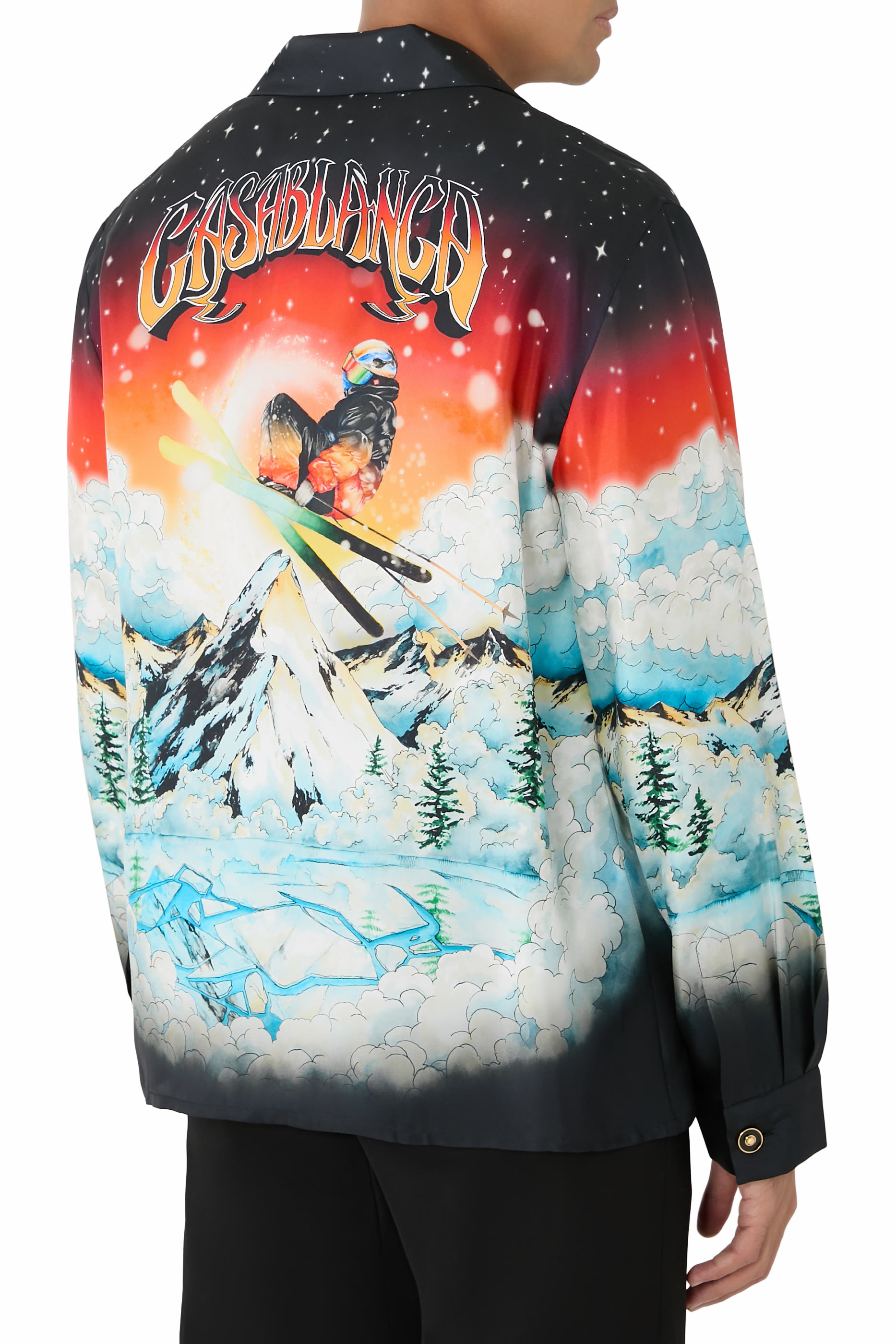 Ski Lake Silk Shirt