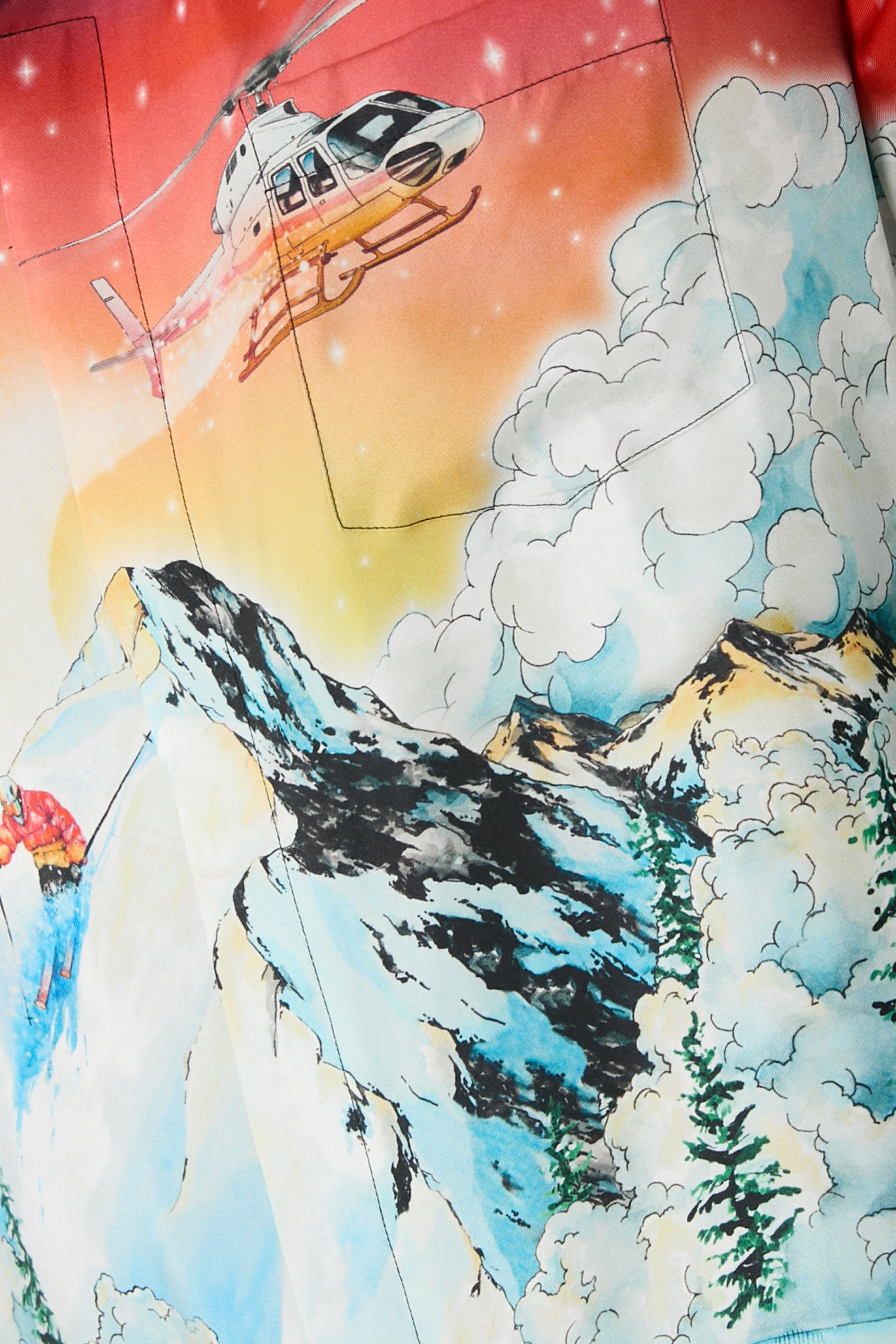 Ski Lake Silk Shirt