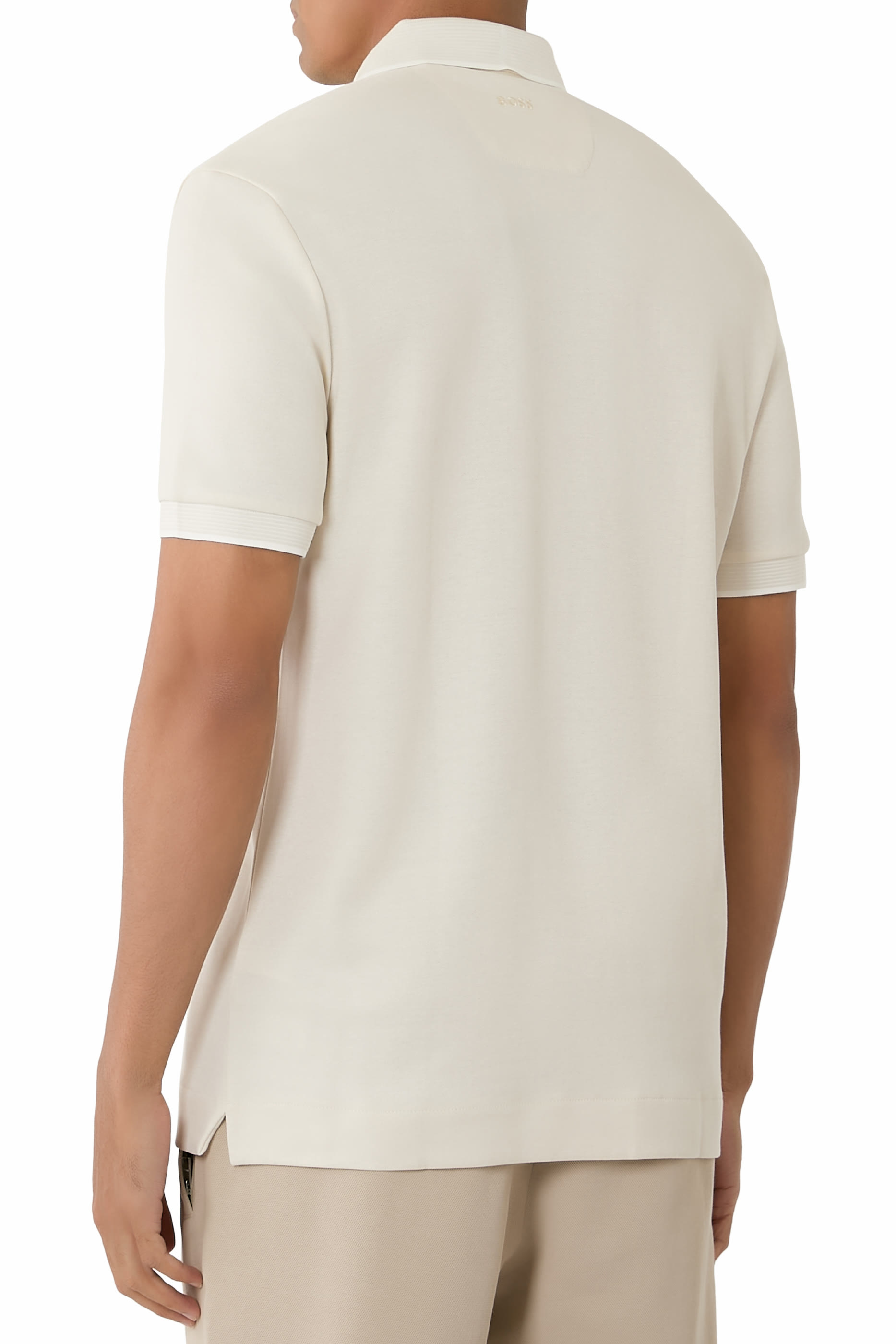 Regular Fit Cotton-Wool Piqué Polo Shirt