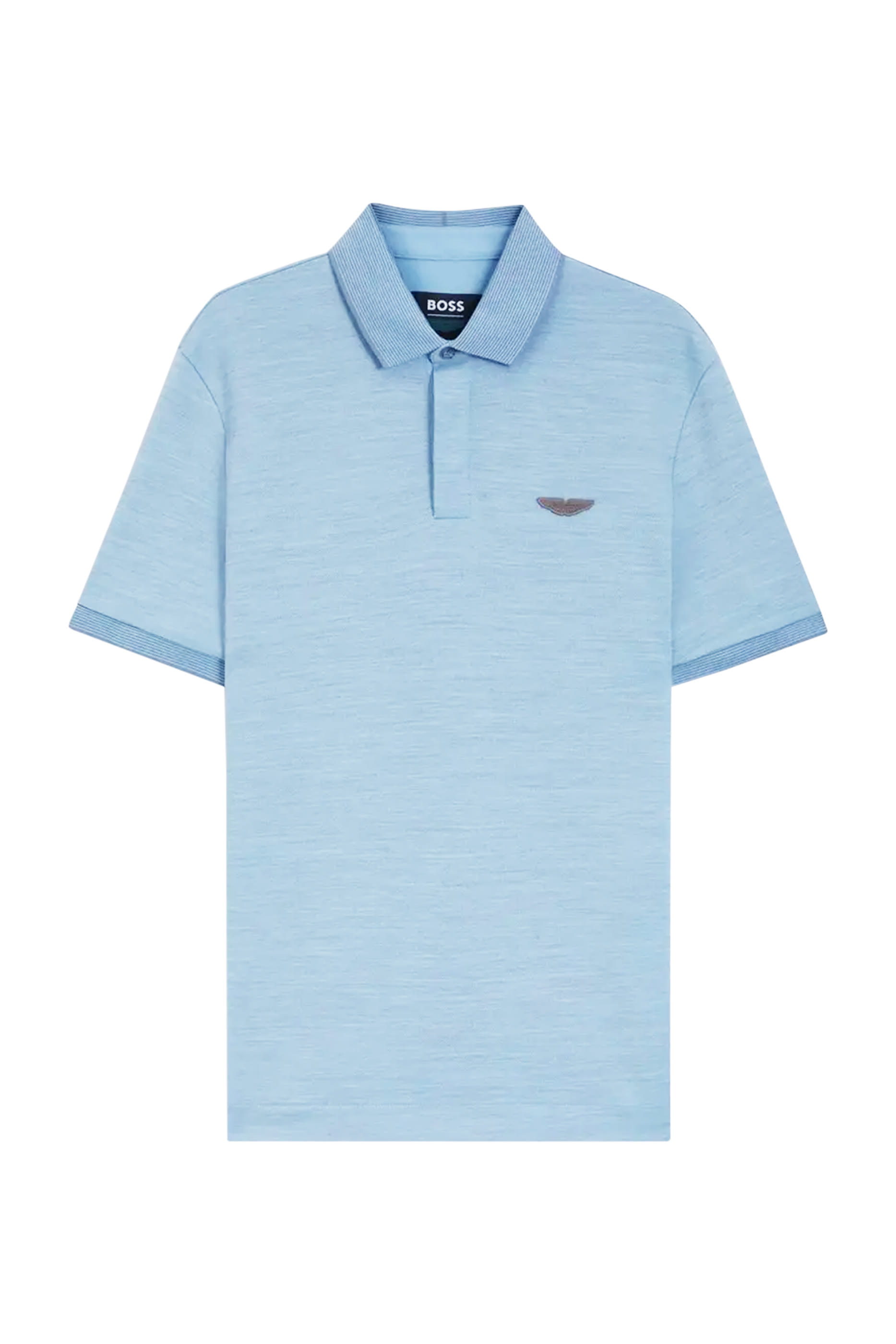 Regular Fit Cotton-Wool Piqué Polo Shirt
