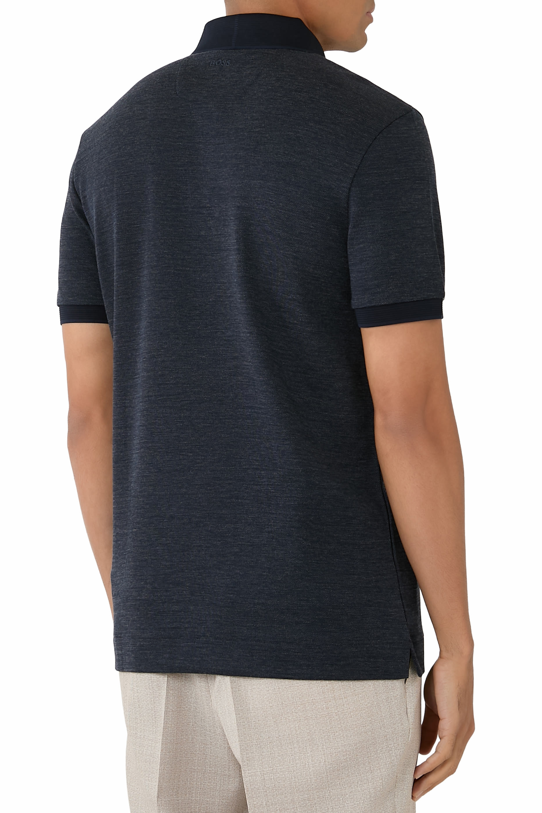 Regular Fit Cotton-Wool Piqué Polo Shirt