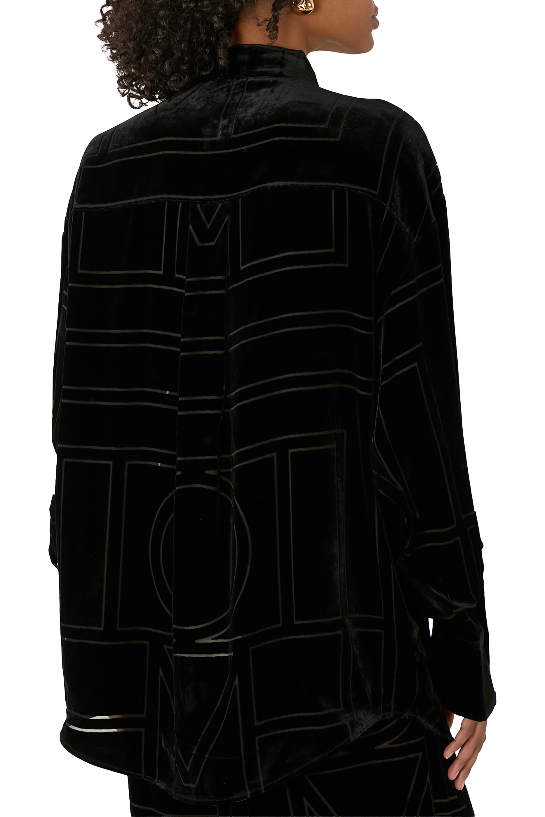 Oversized Devoré Shirt