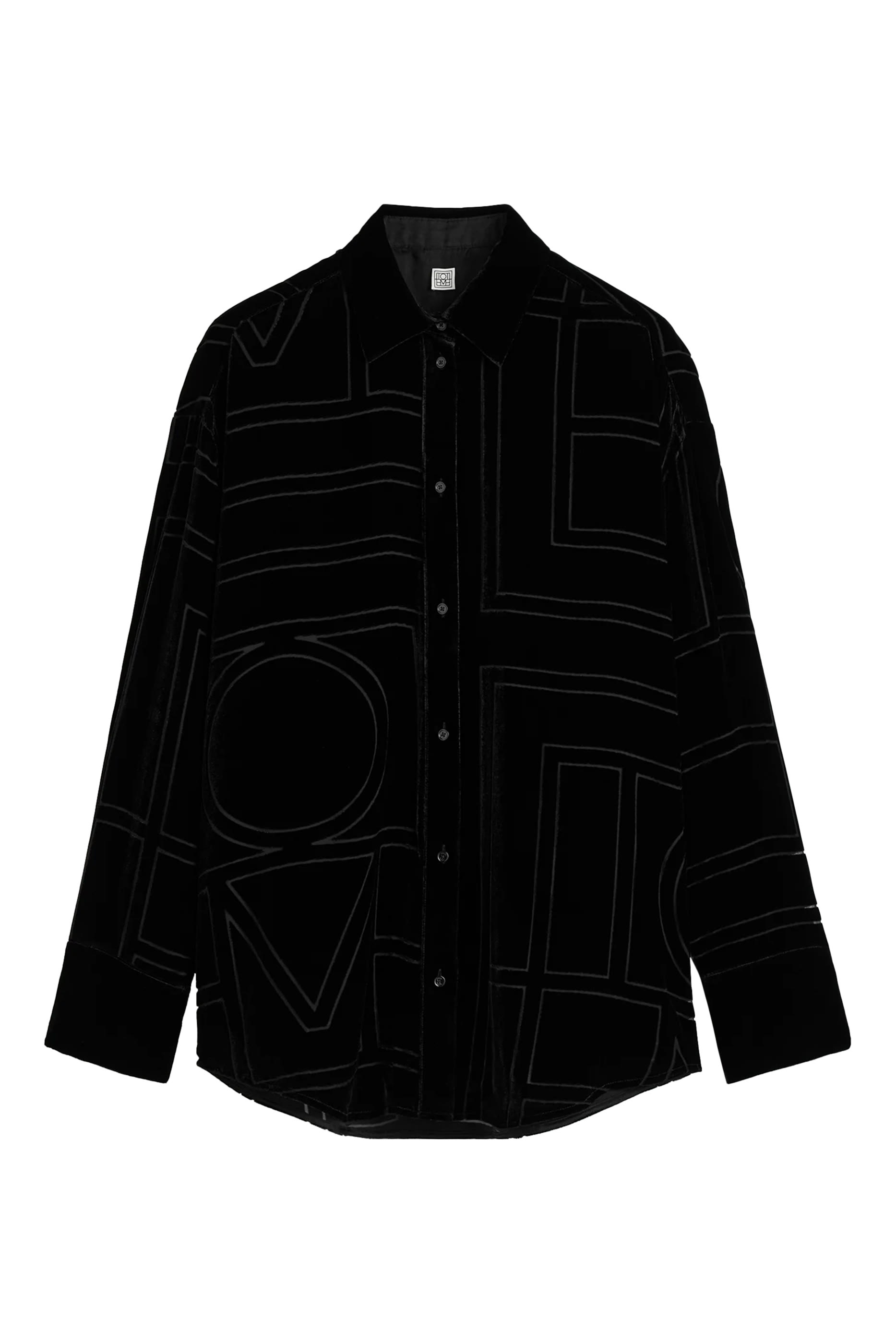 Oversized Devoré Shirt