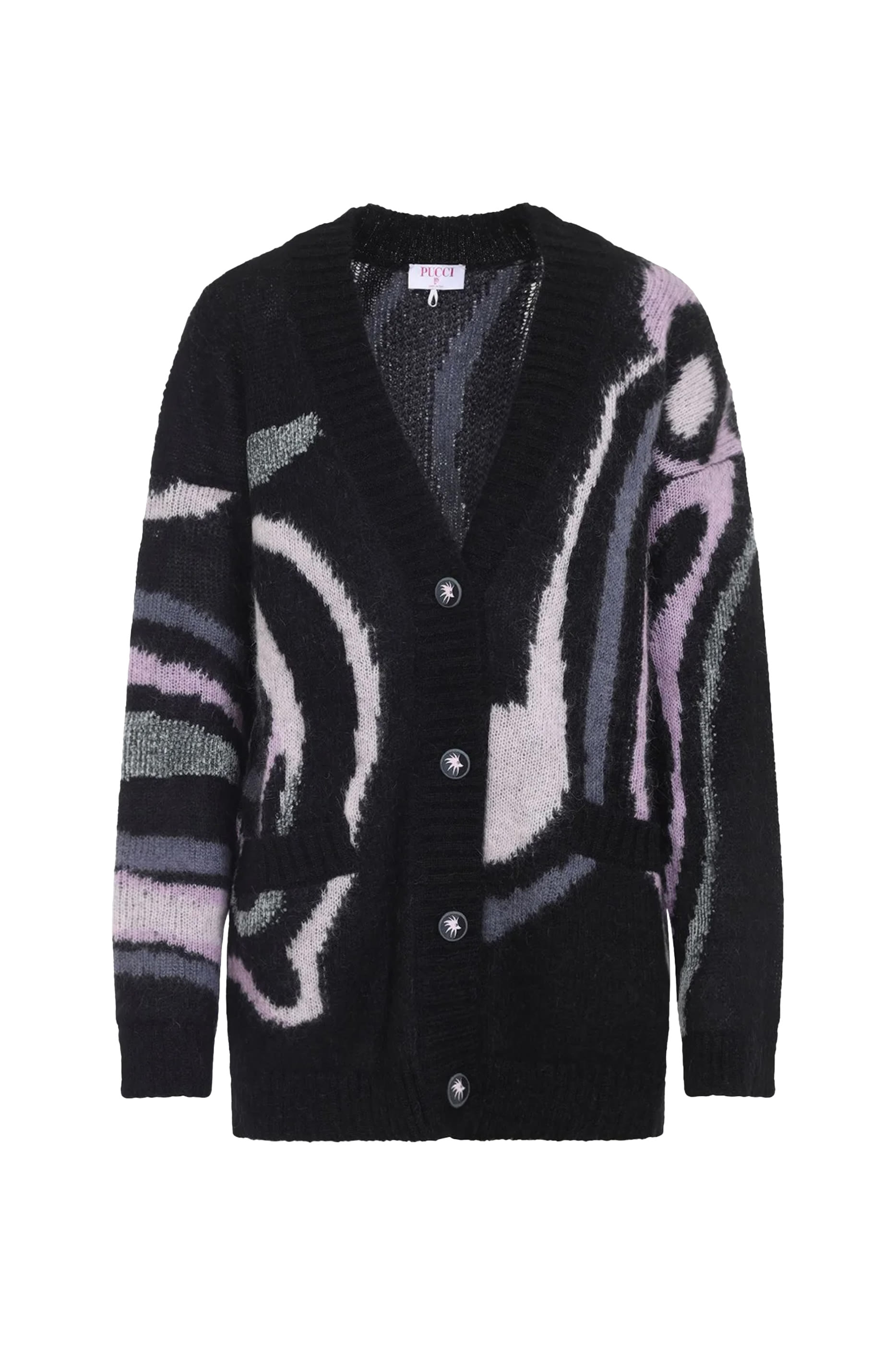 Abstract Pattern Cardigan