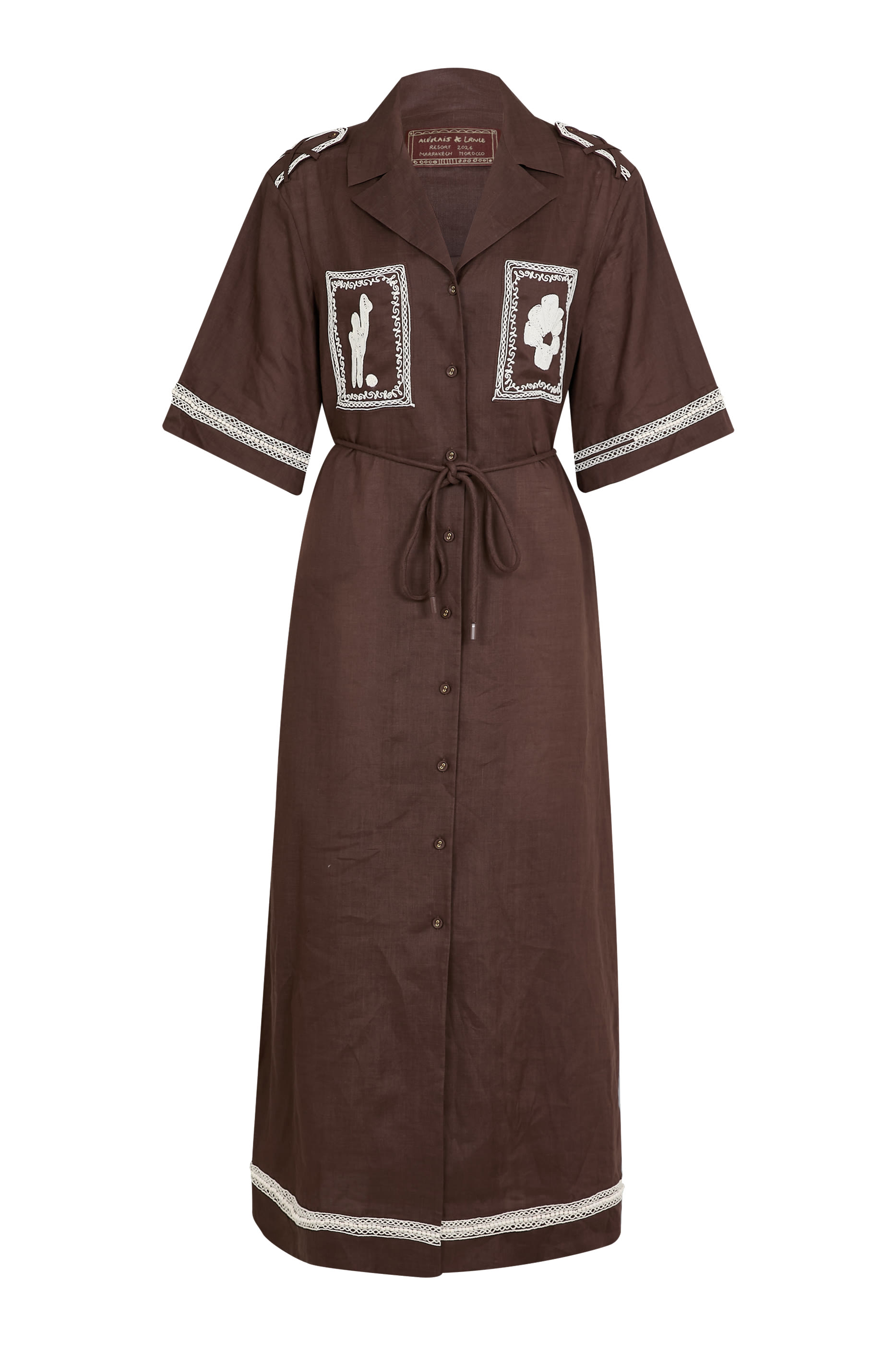 Leandra Corded Shirtdress