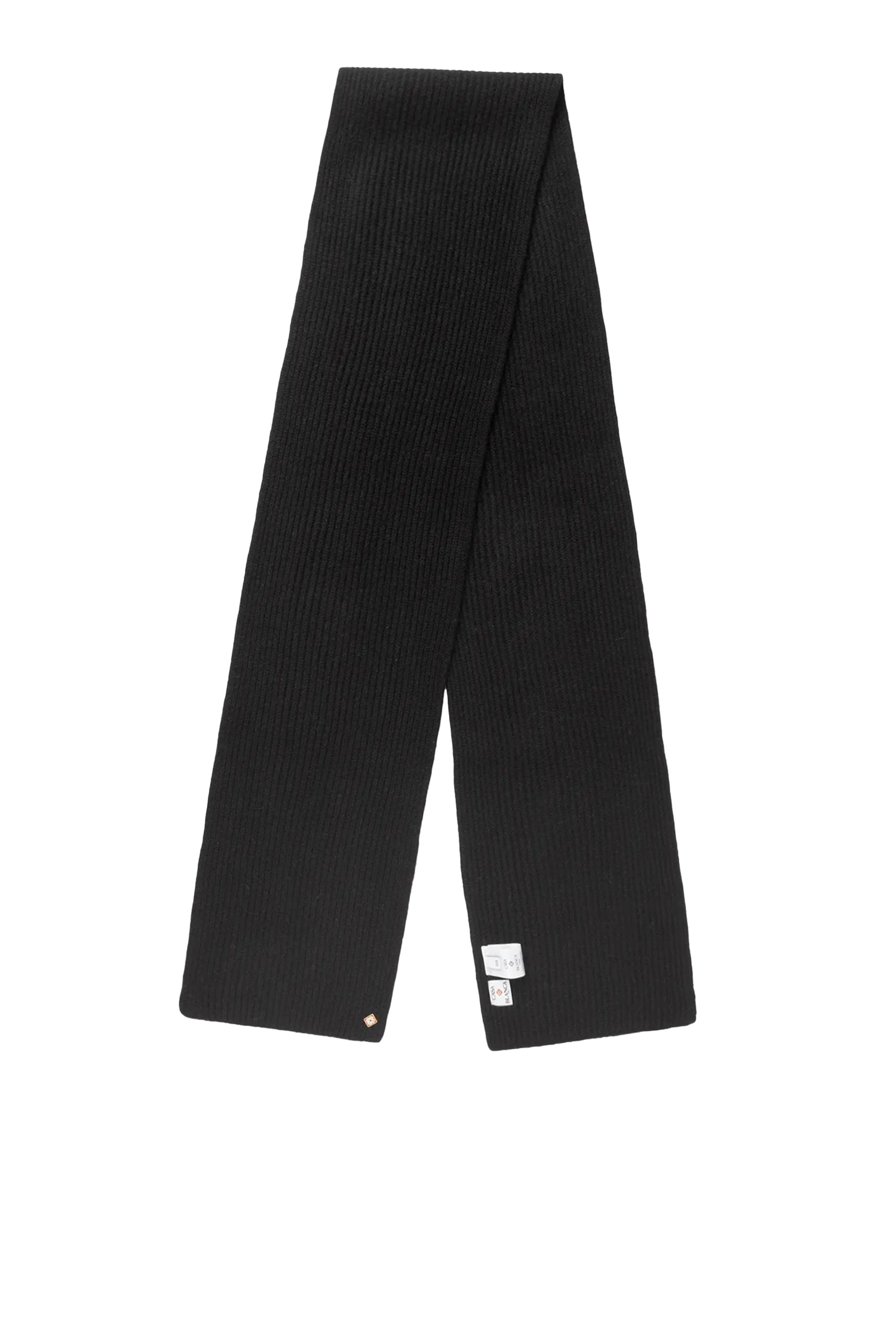 Wool Rib Ski Scarf 