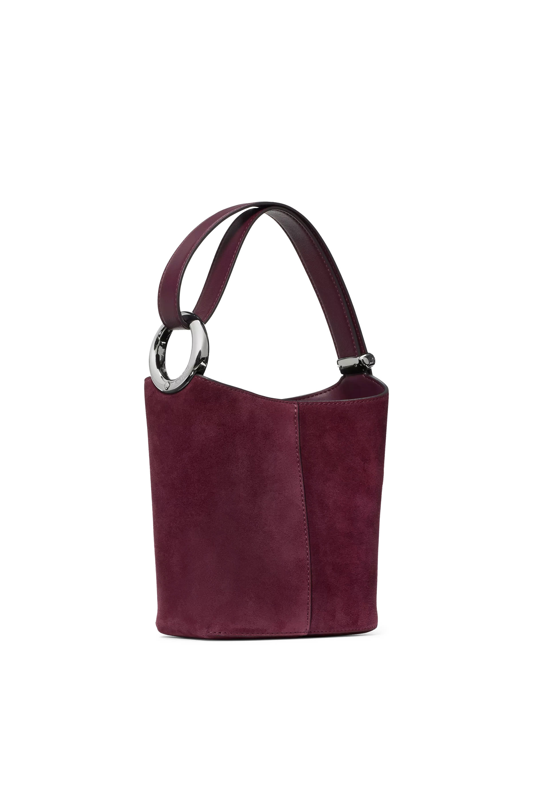 Halo Suede Mini Bucket Bag