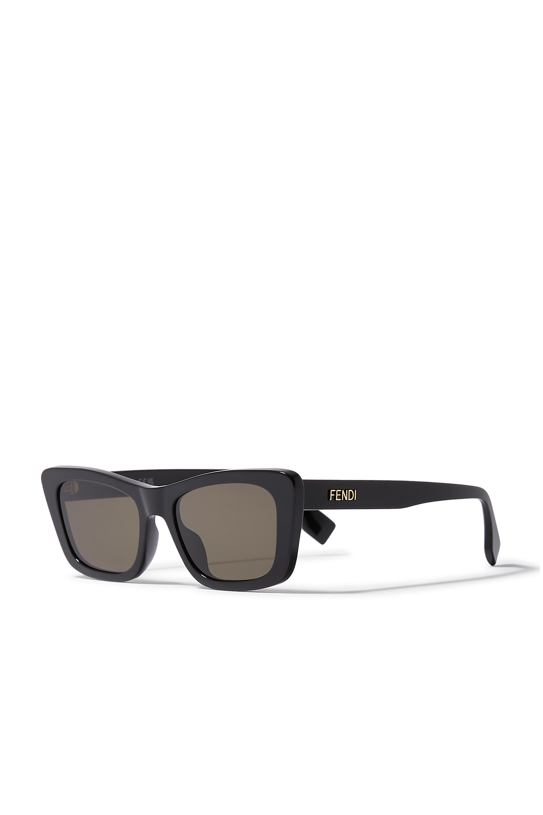 Lettering Geometric Sunglasses
