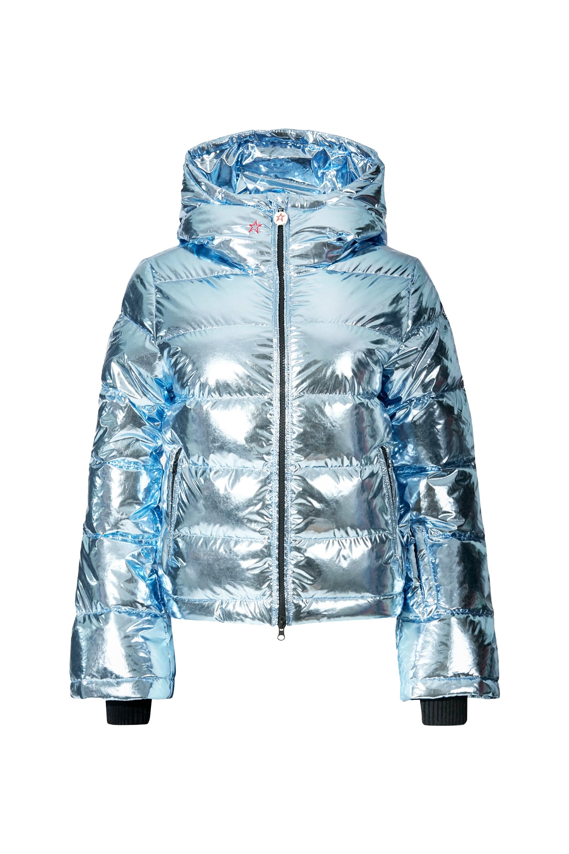 Metallic Polar Flare Down Jacket 