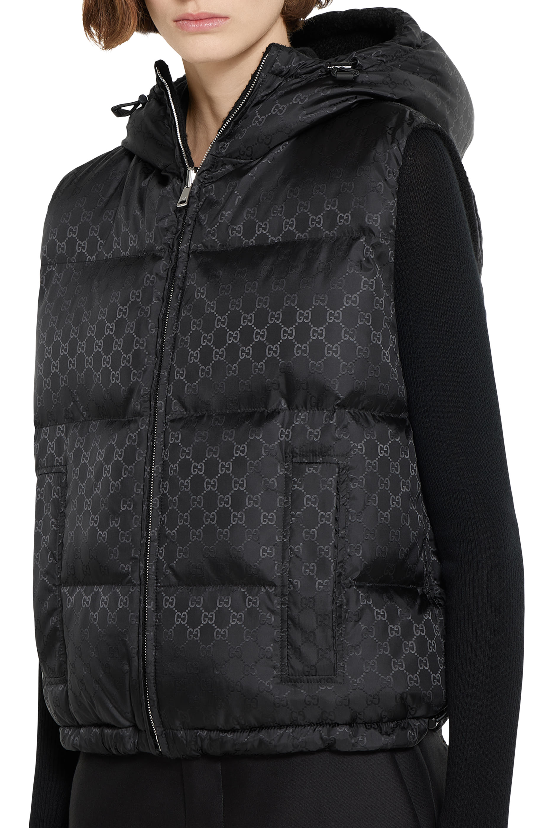  Reversible Wool Bouclé Gilet
