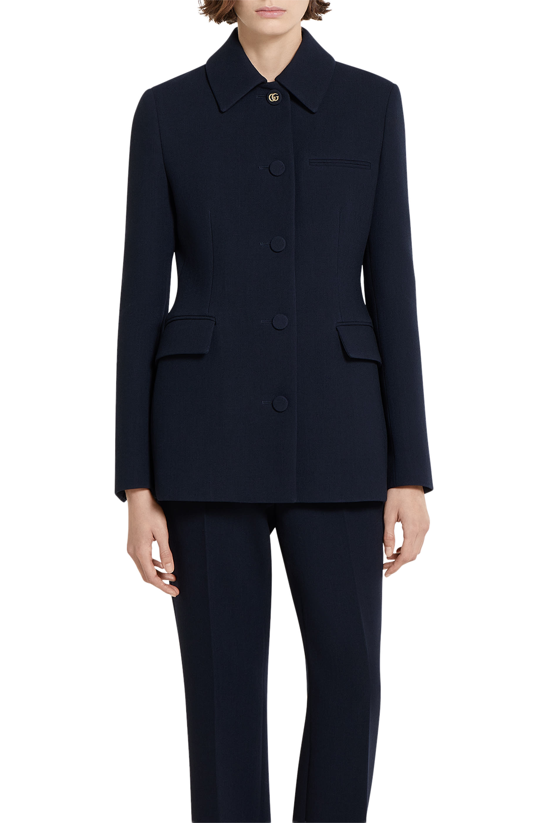 Wool Crepe Jacket