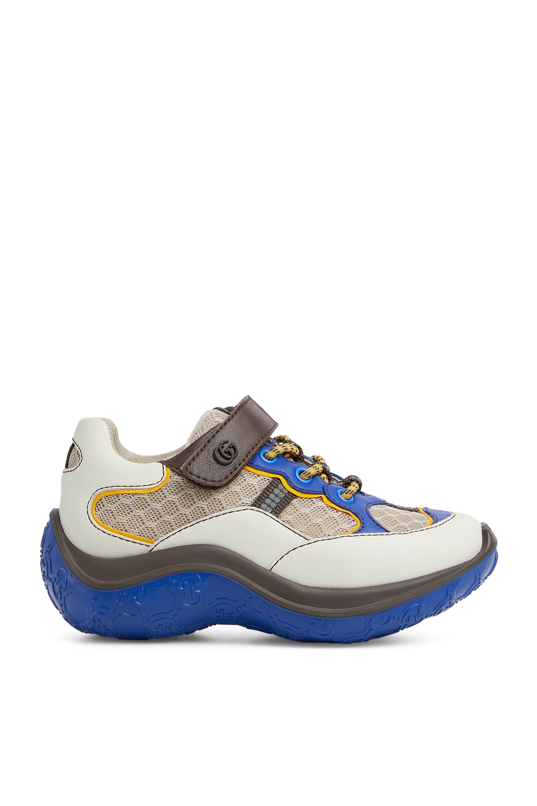 Kids Leather & Mesh Sneakers