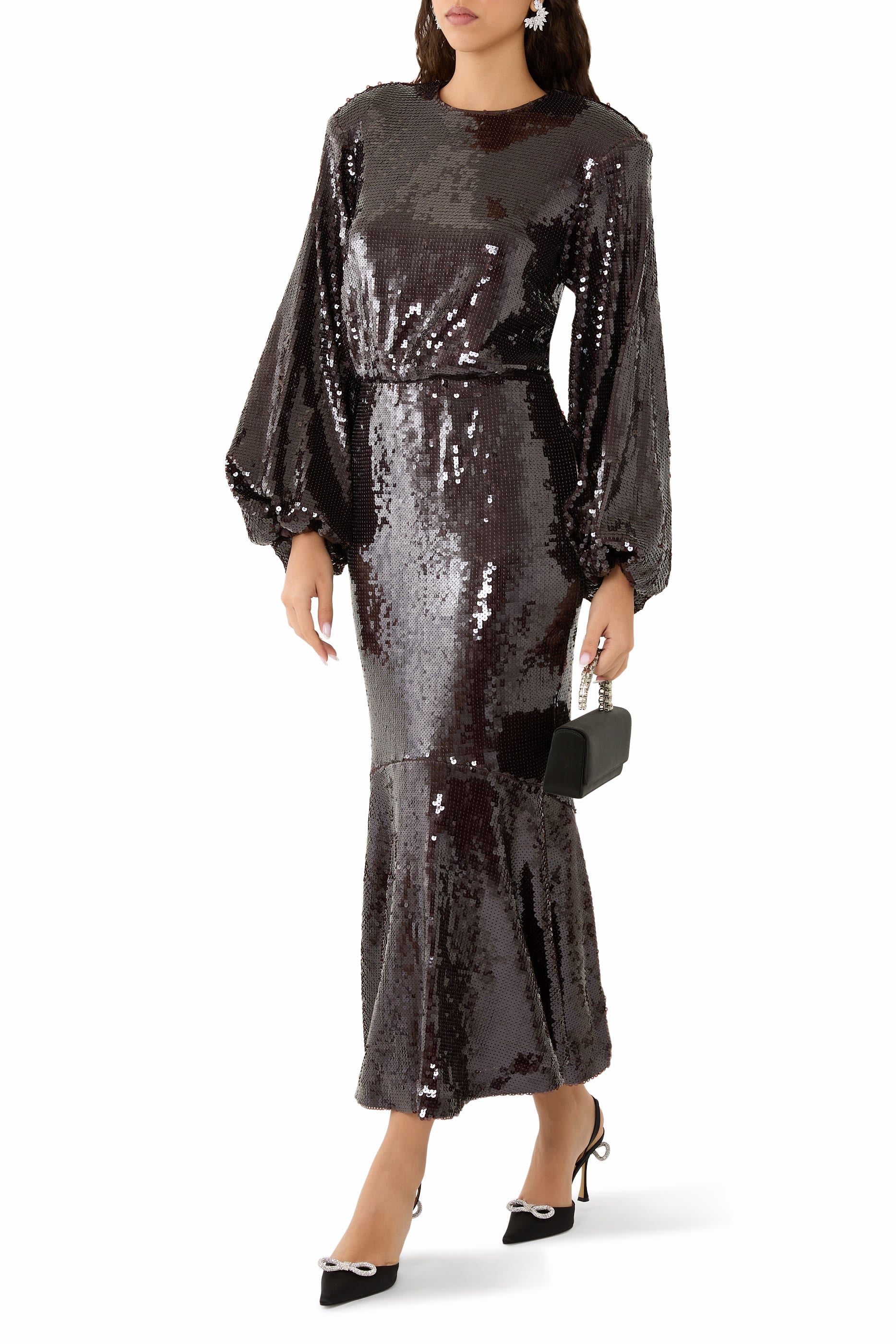 Sequined Maxi Dress