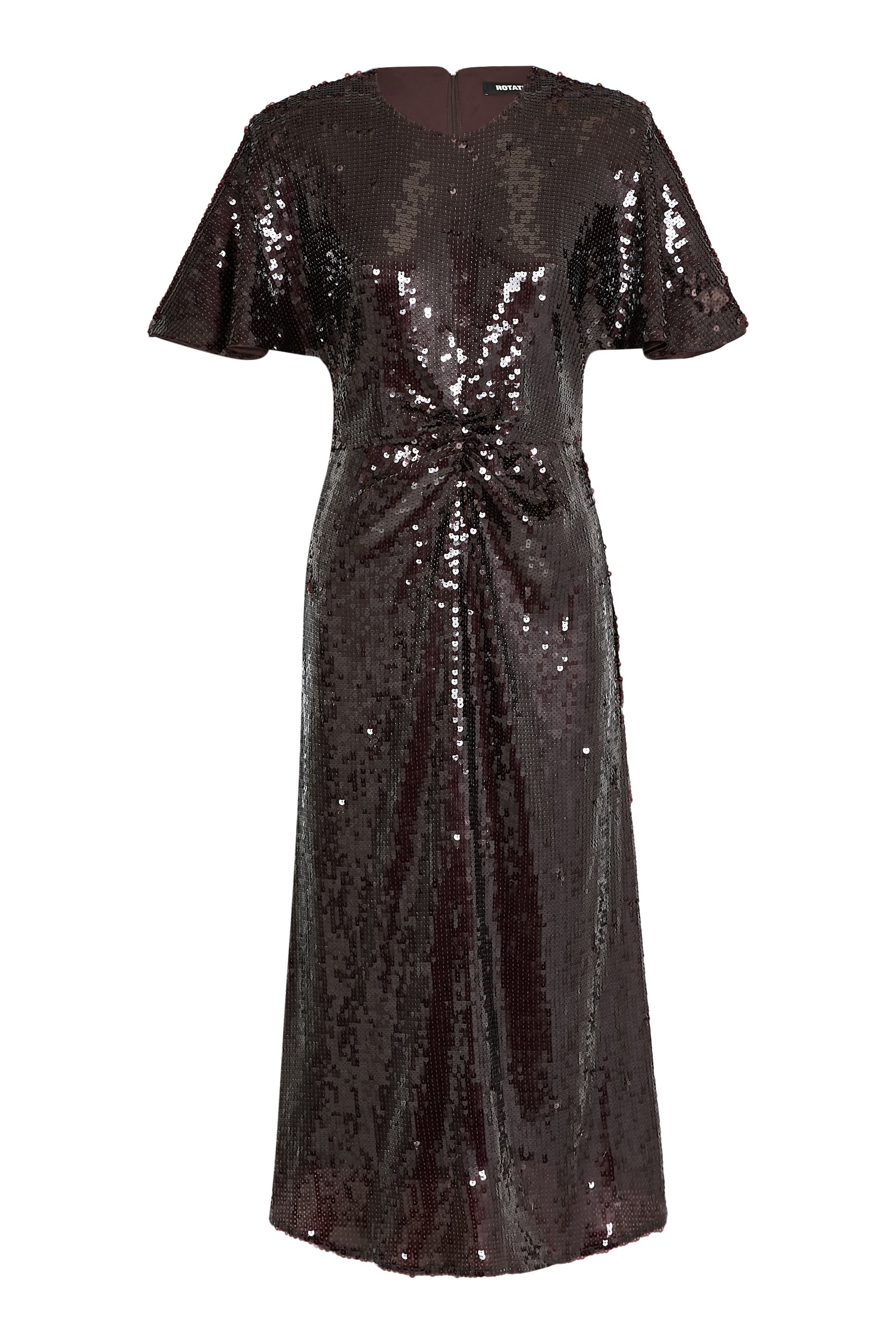 Sequin Slit Dress