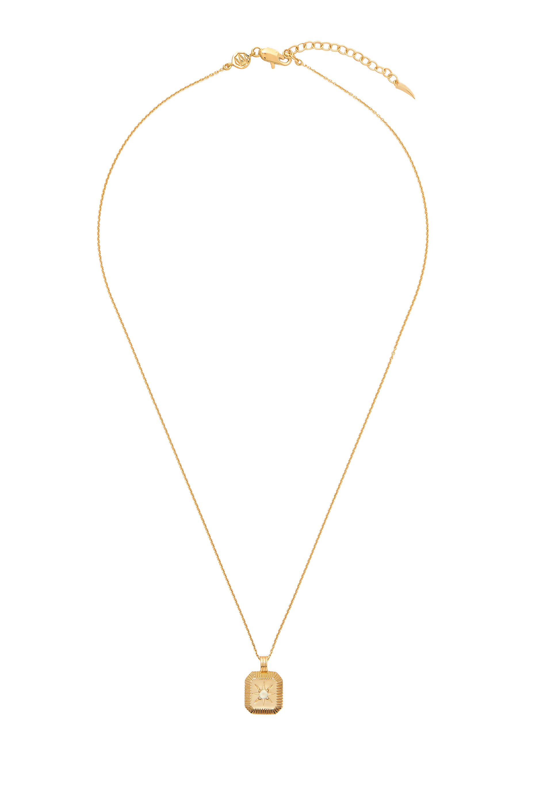 March Birthstone Pendant Necklace