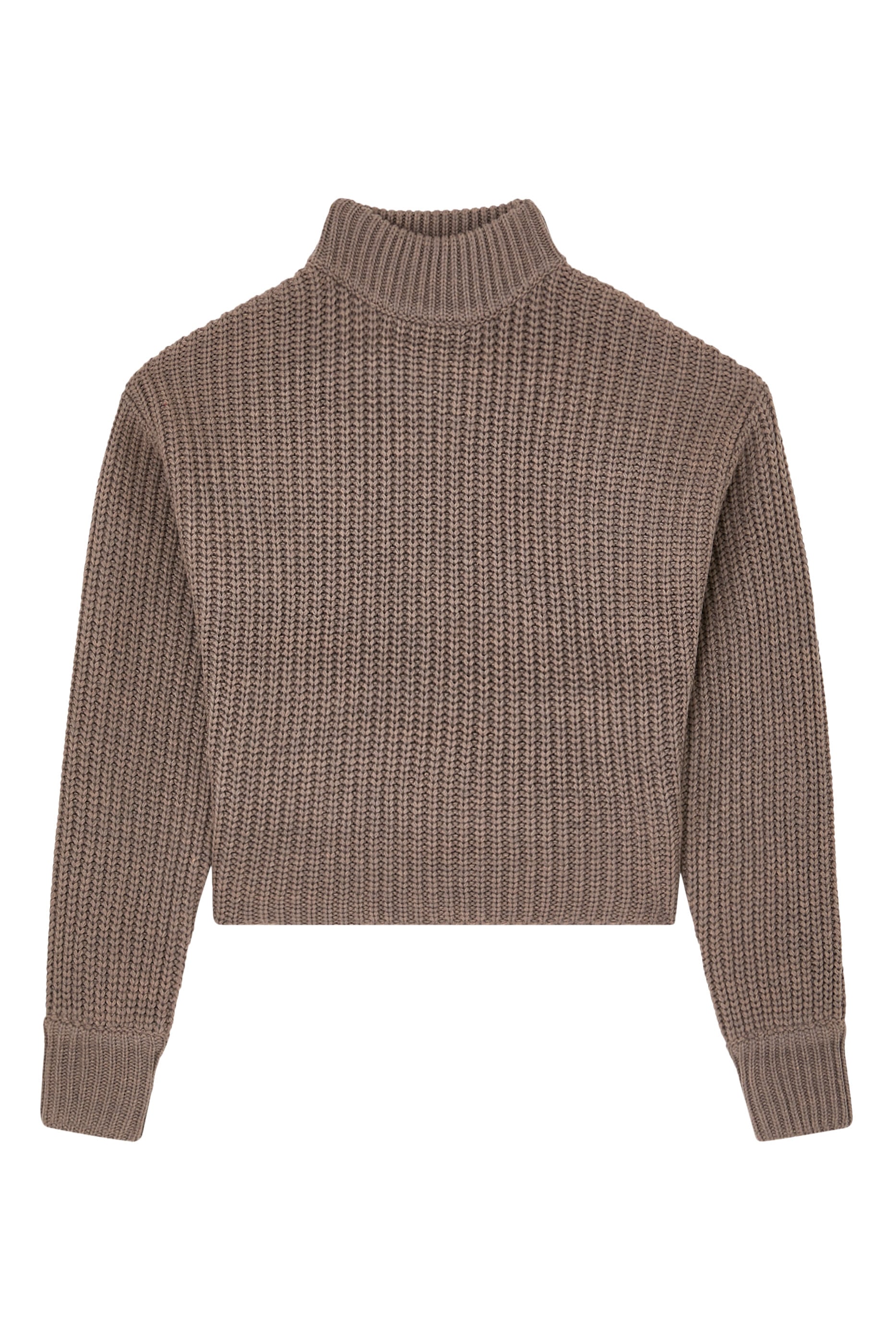 Chunky Knit Mock Neck Sweater