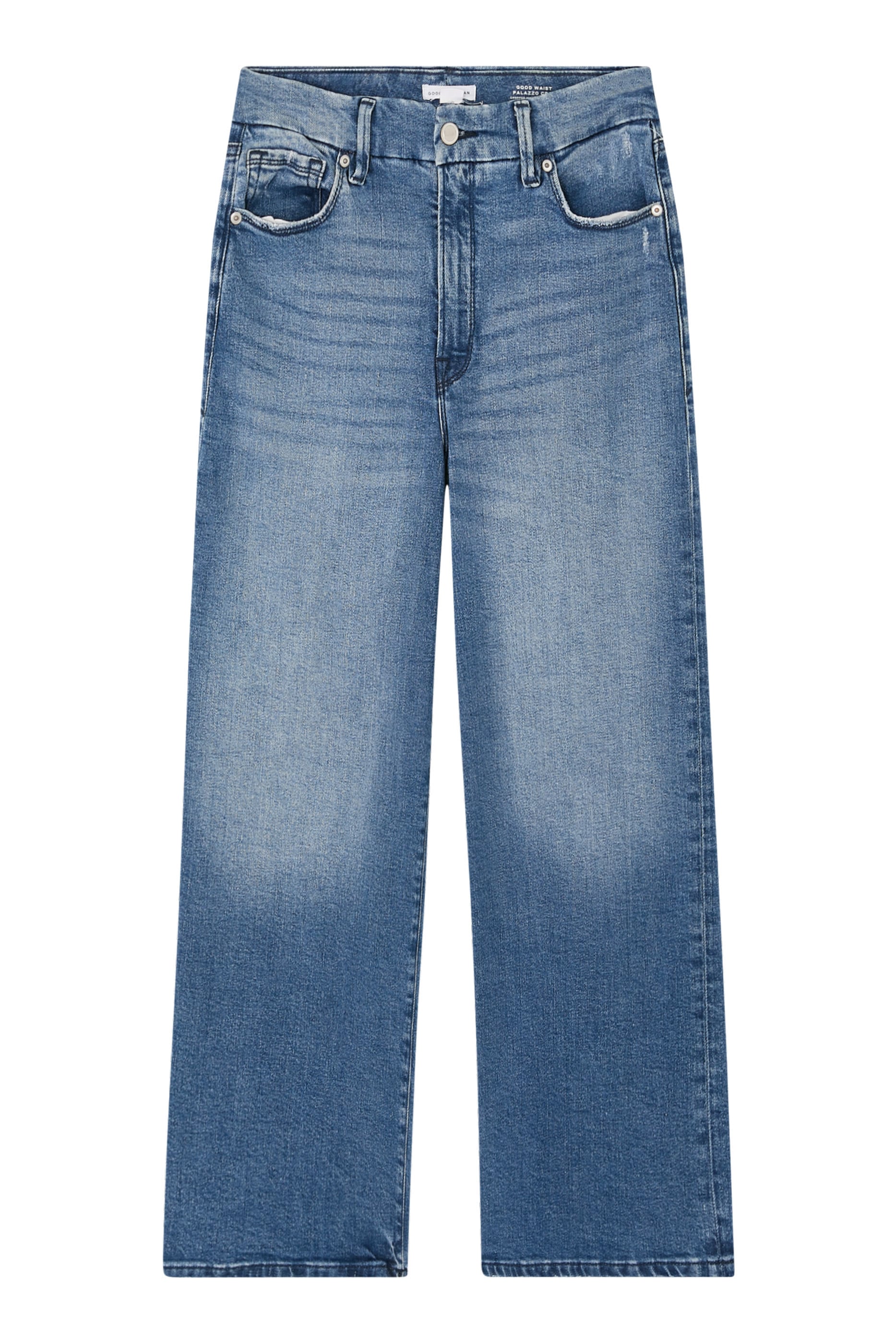 Good Waist Cropped Palazzo Jeans