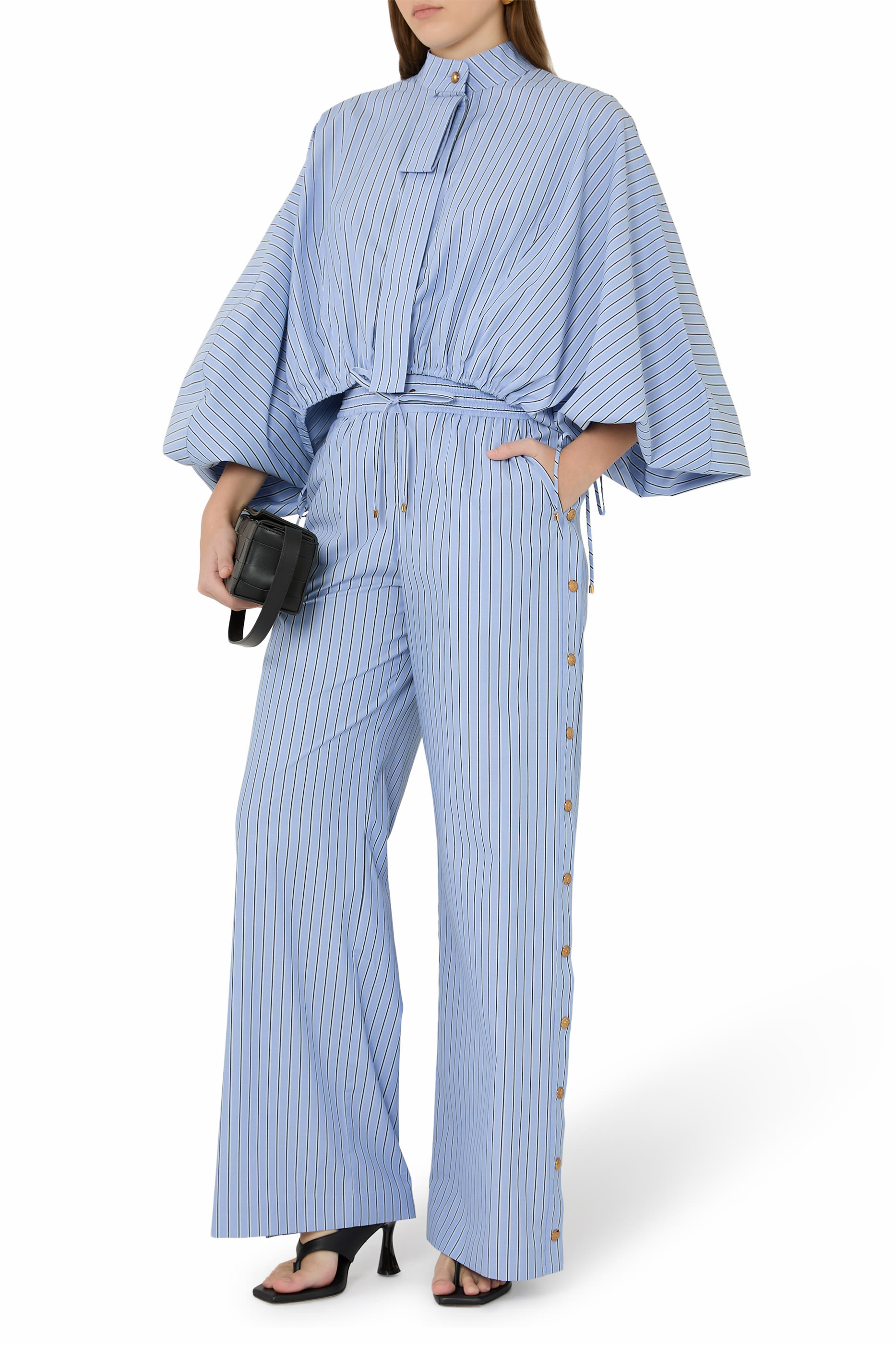 Stripe Snap Pants