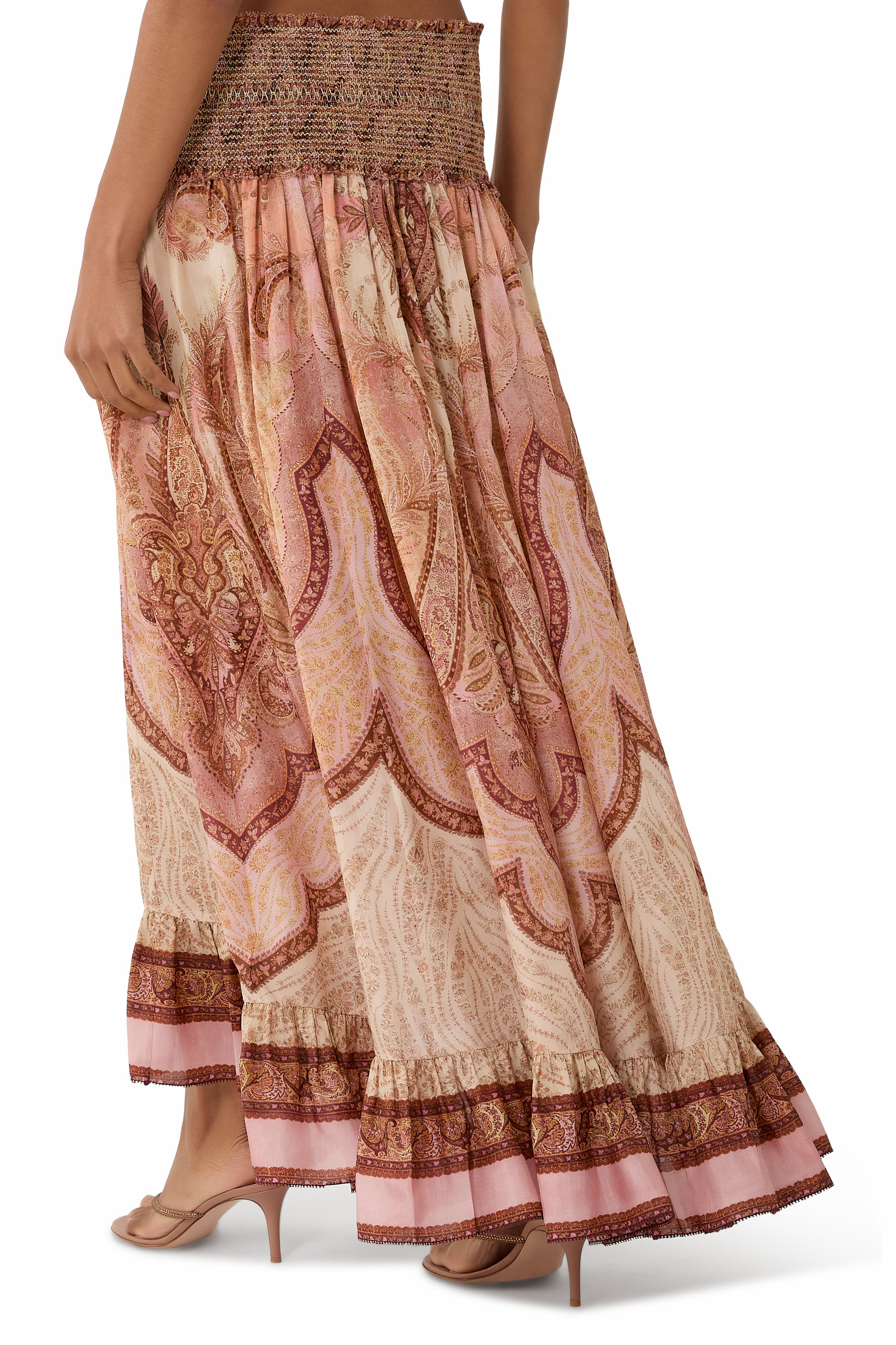 Wanderlust Frill Maxi Skirt