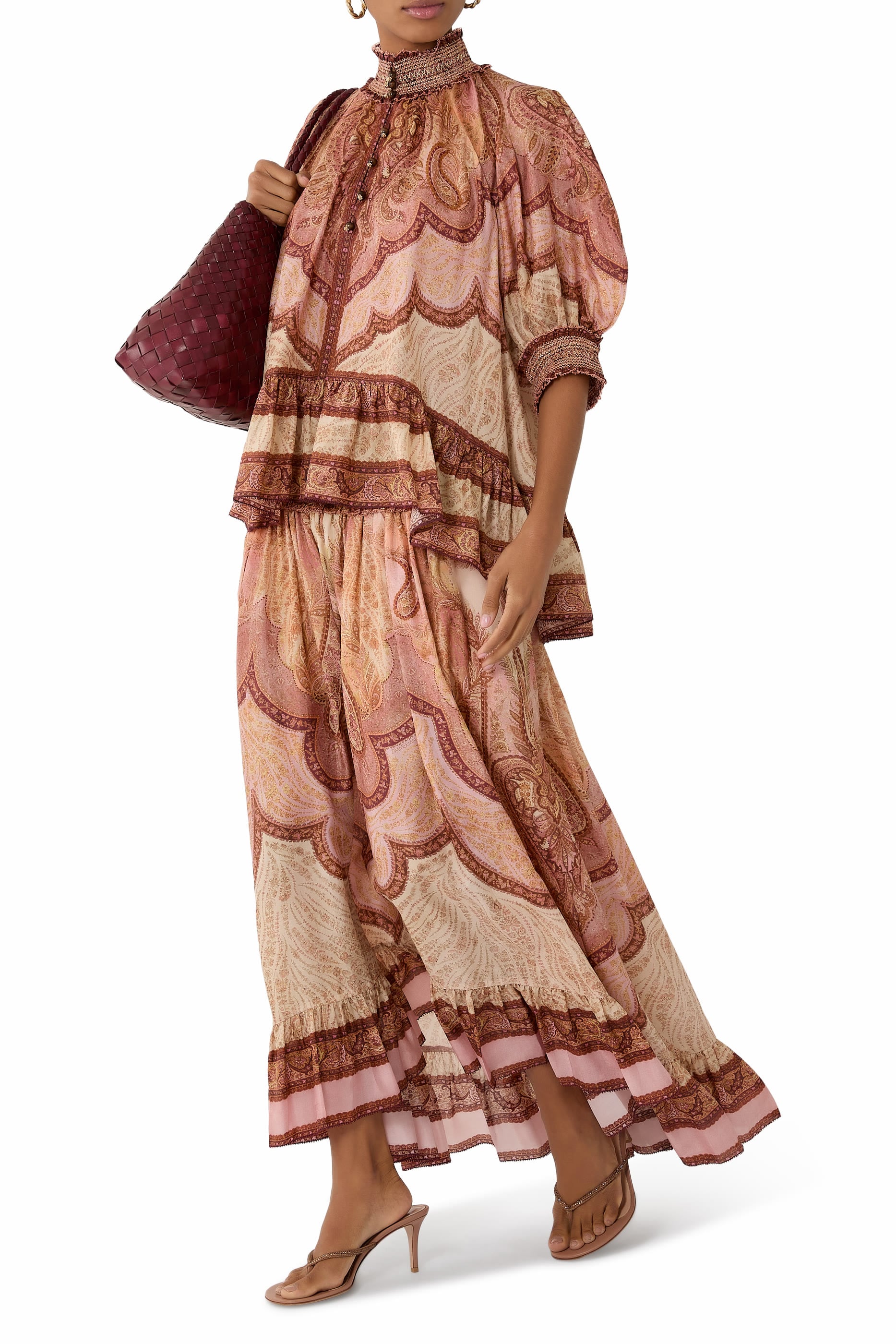 Wanderlust Frill Maxi Skirt