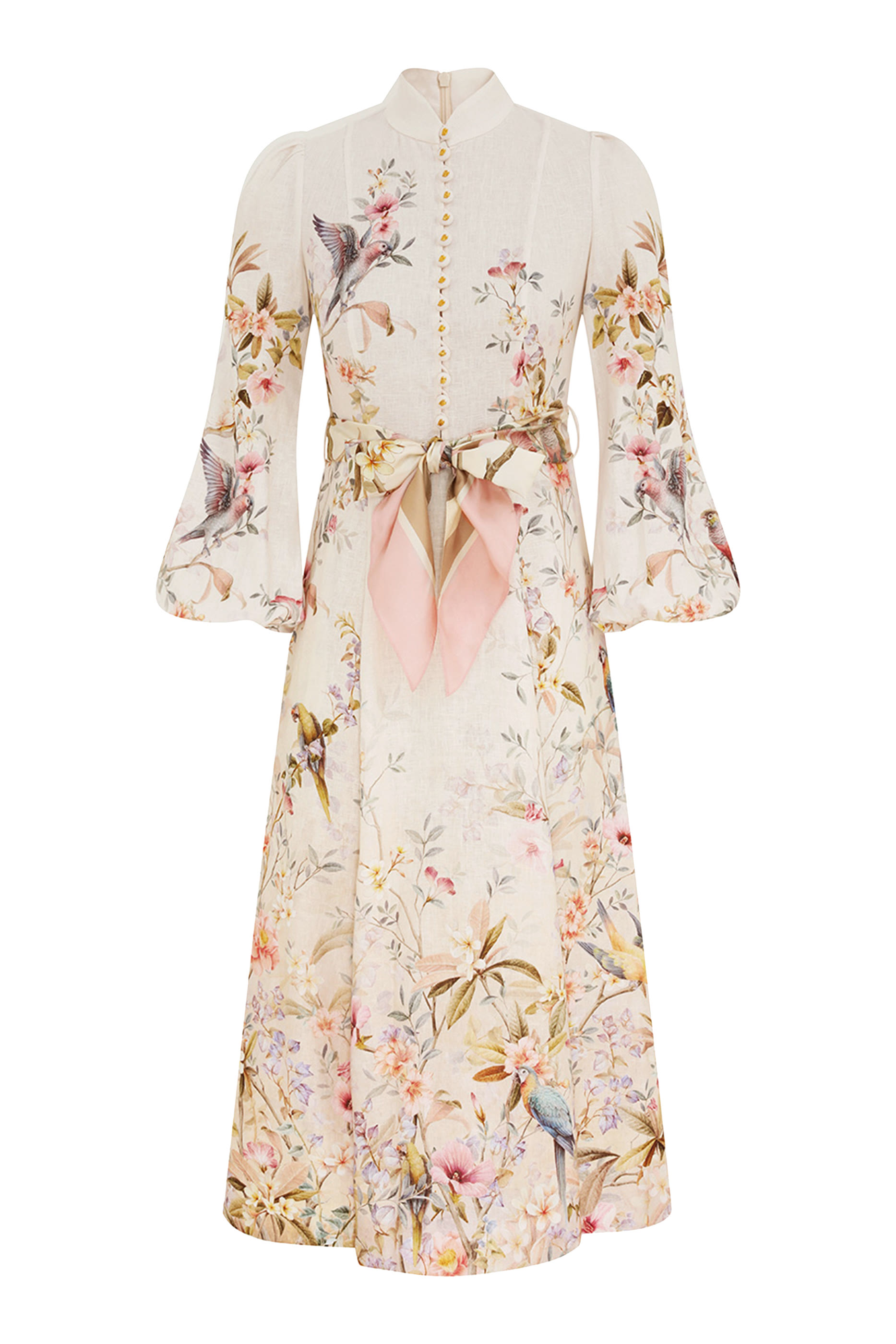 Rebellion Button Midi Dress