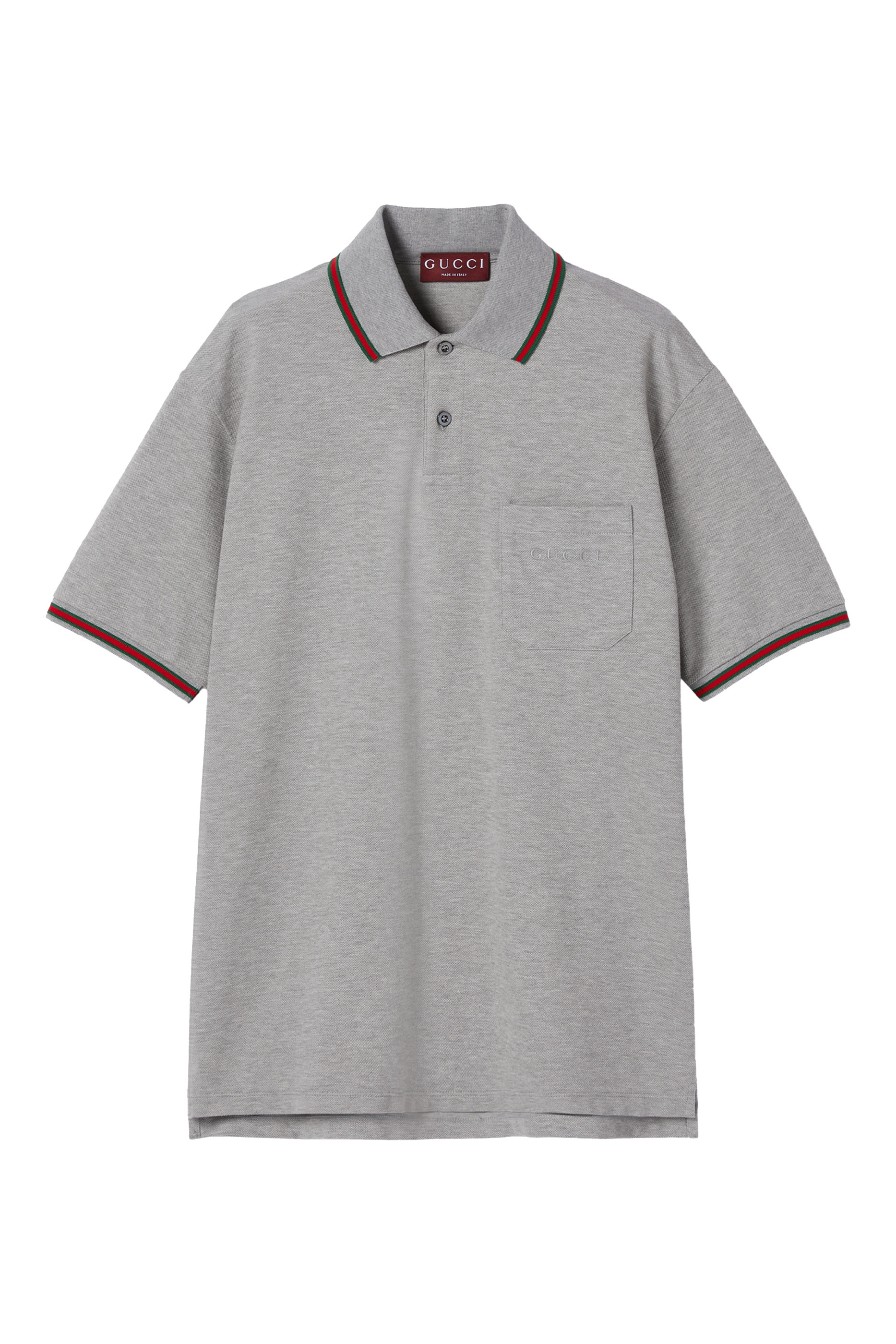 Cotton Piqué Polo Shirt with Embroidery 