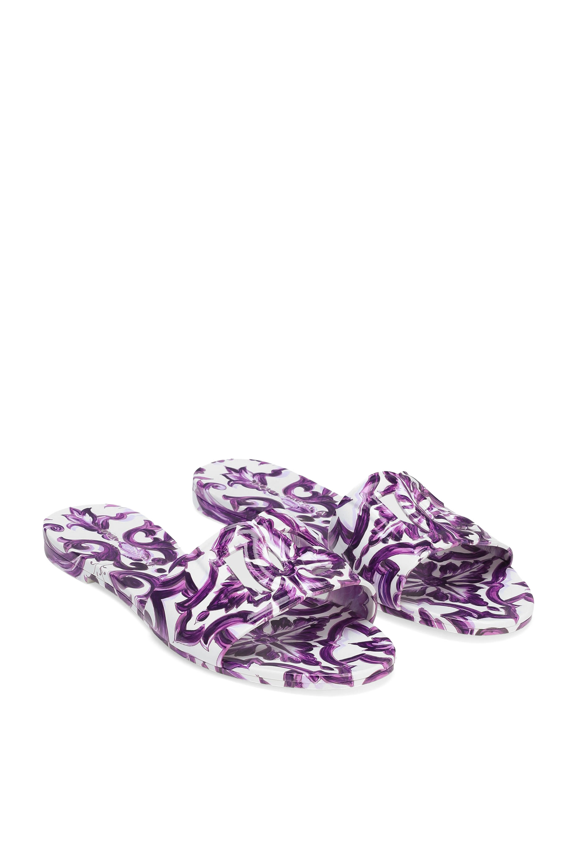 Majolica-Print Rubber Slides