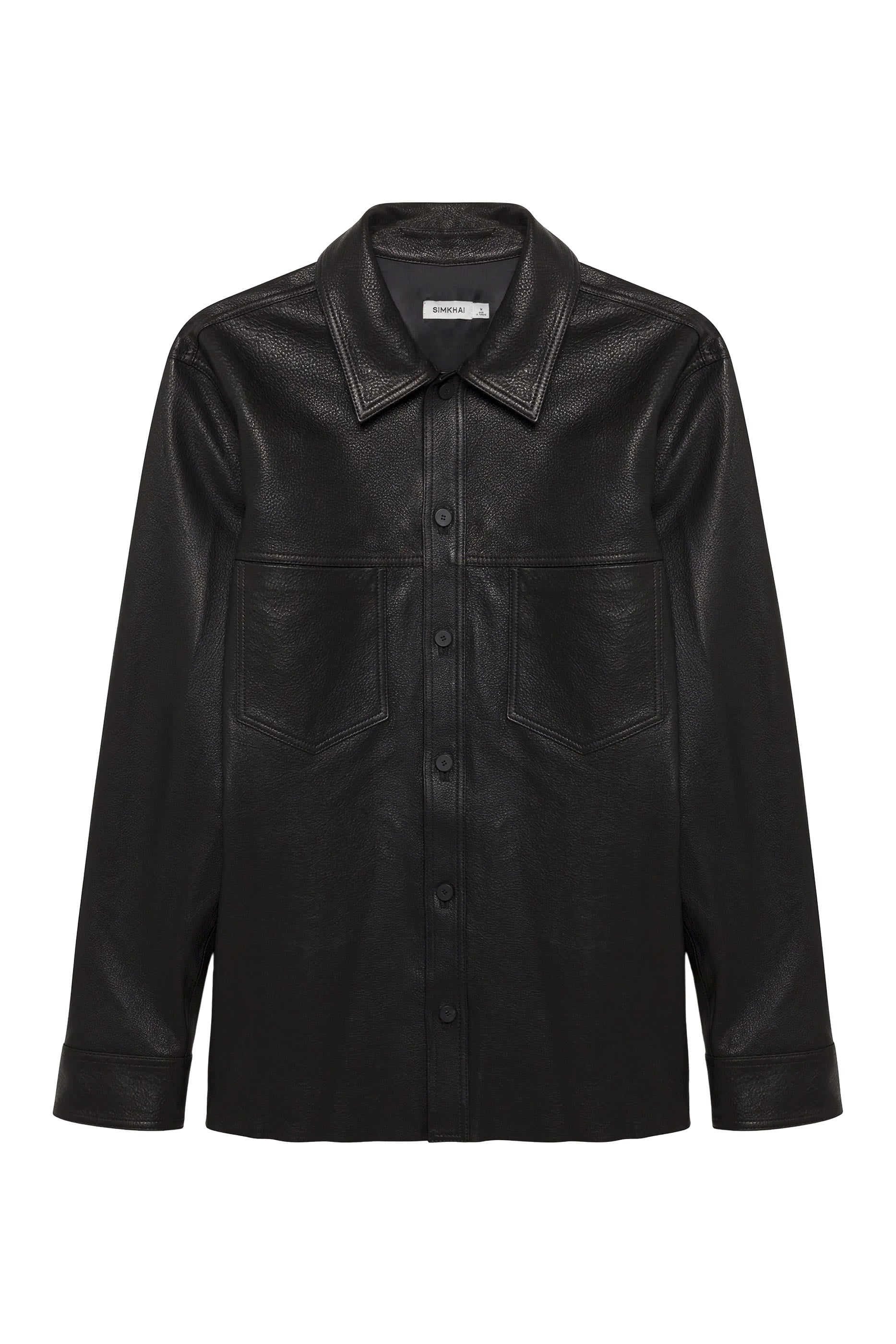Gibson Leather Shirt Jacket