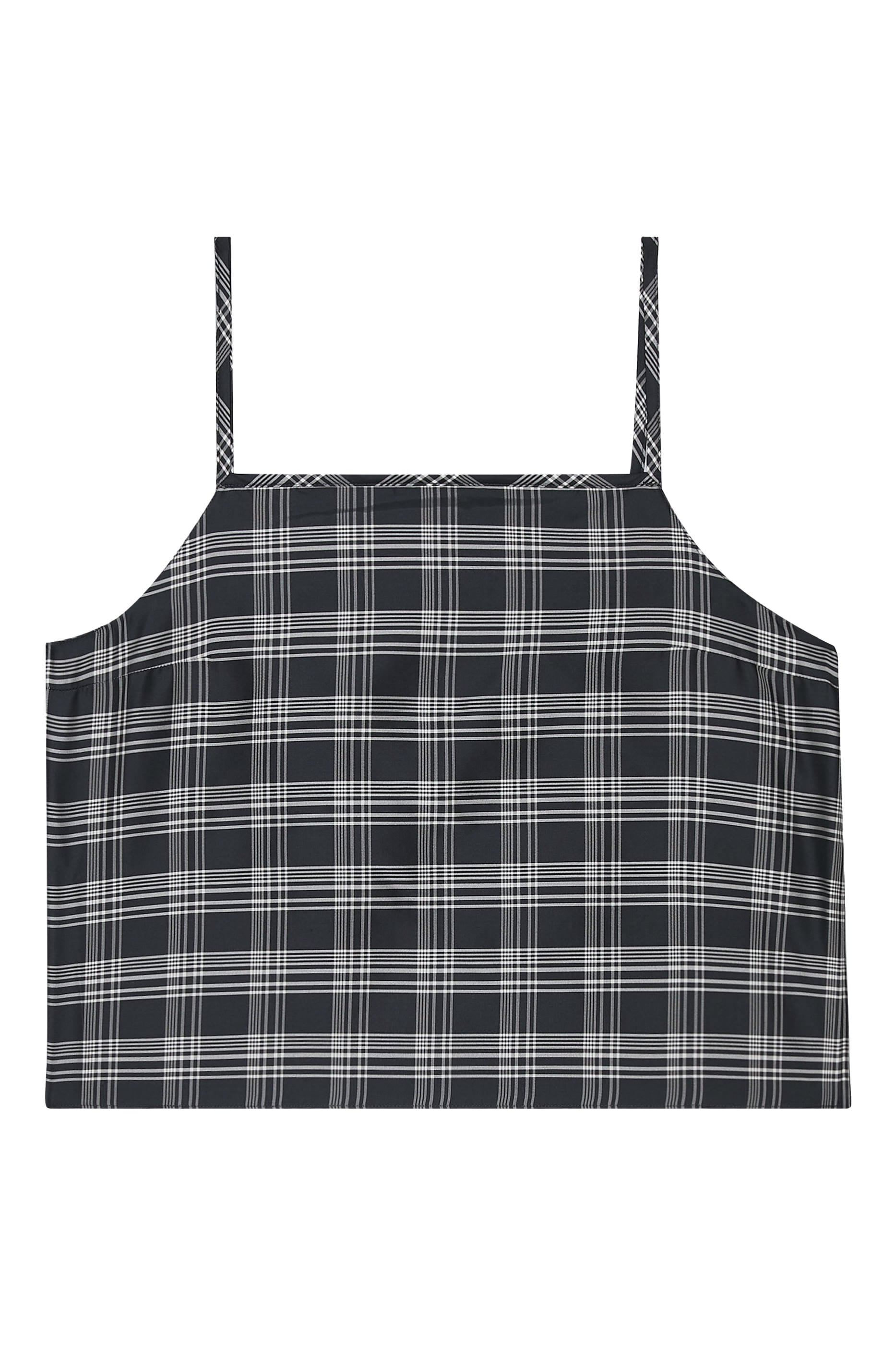 Plaid Strap Top