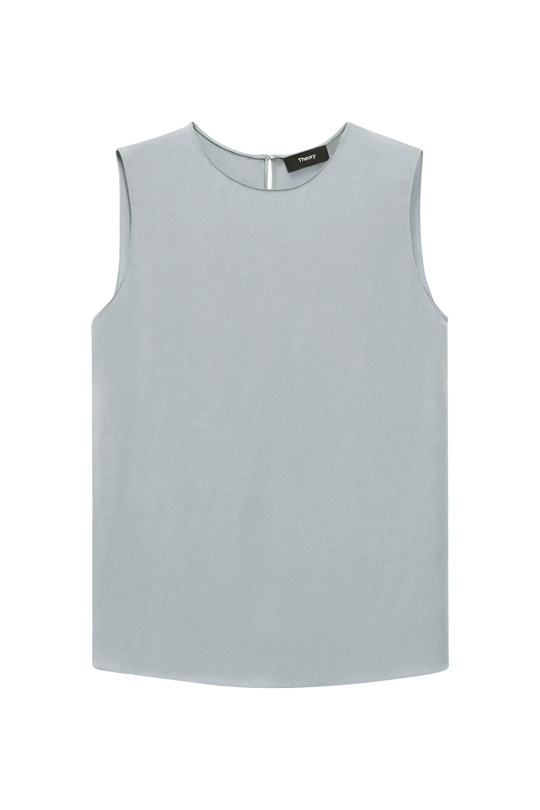 Shell Top in Silk Georgette