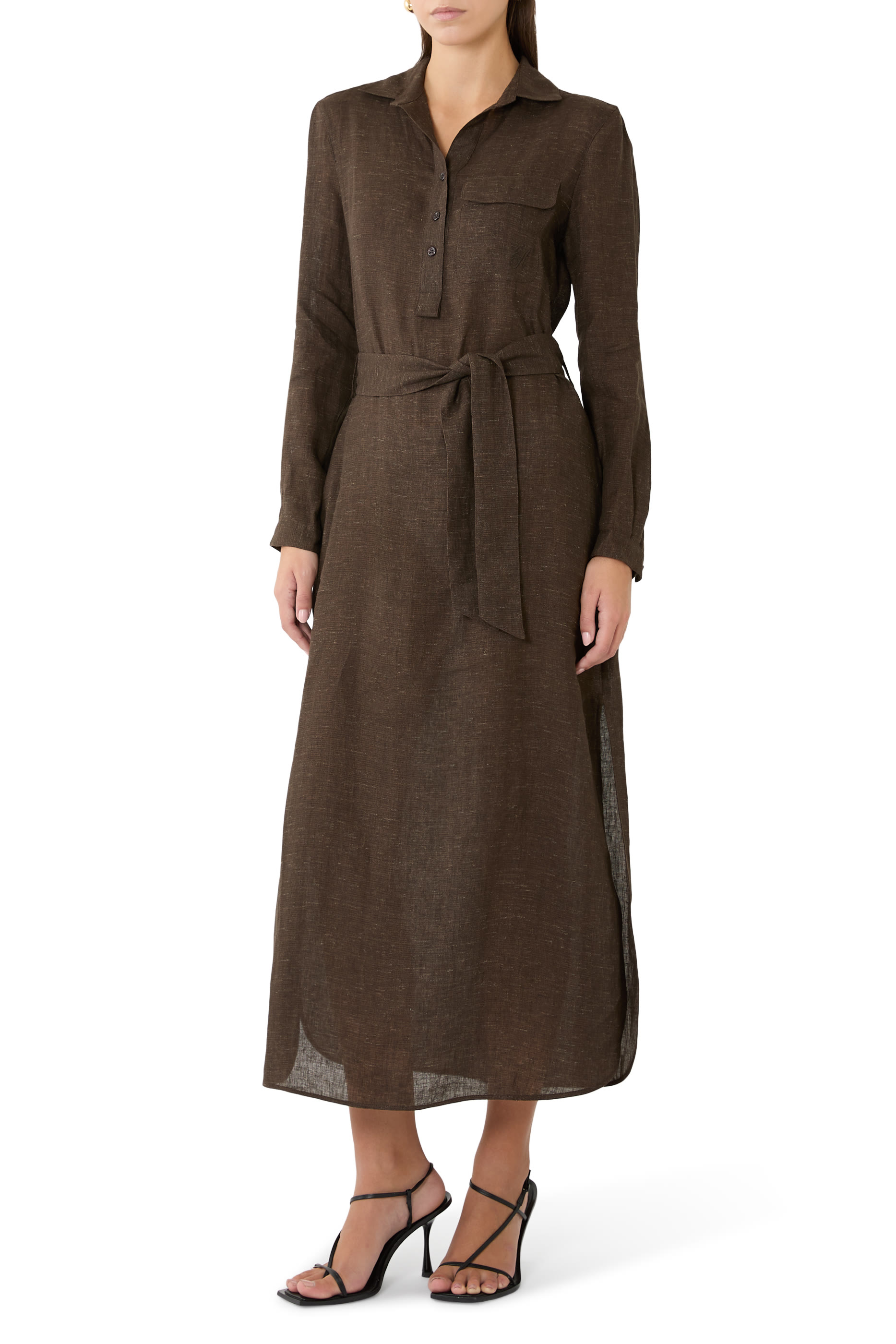  Long-Sleeve Dress 