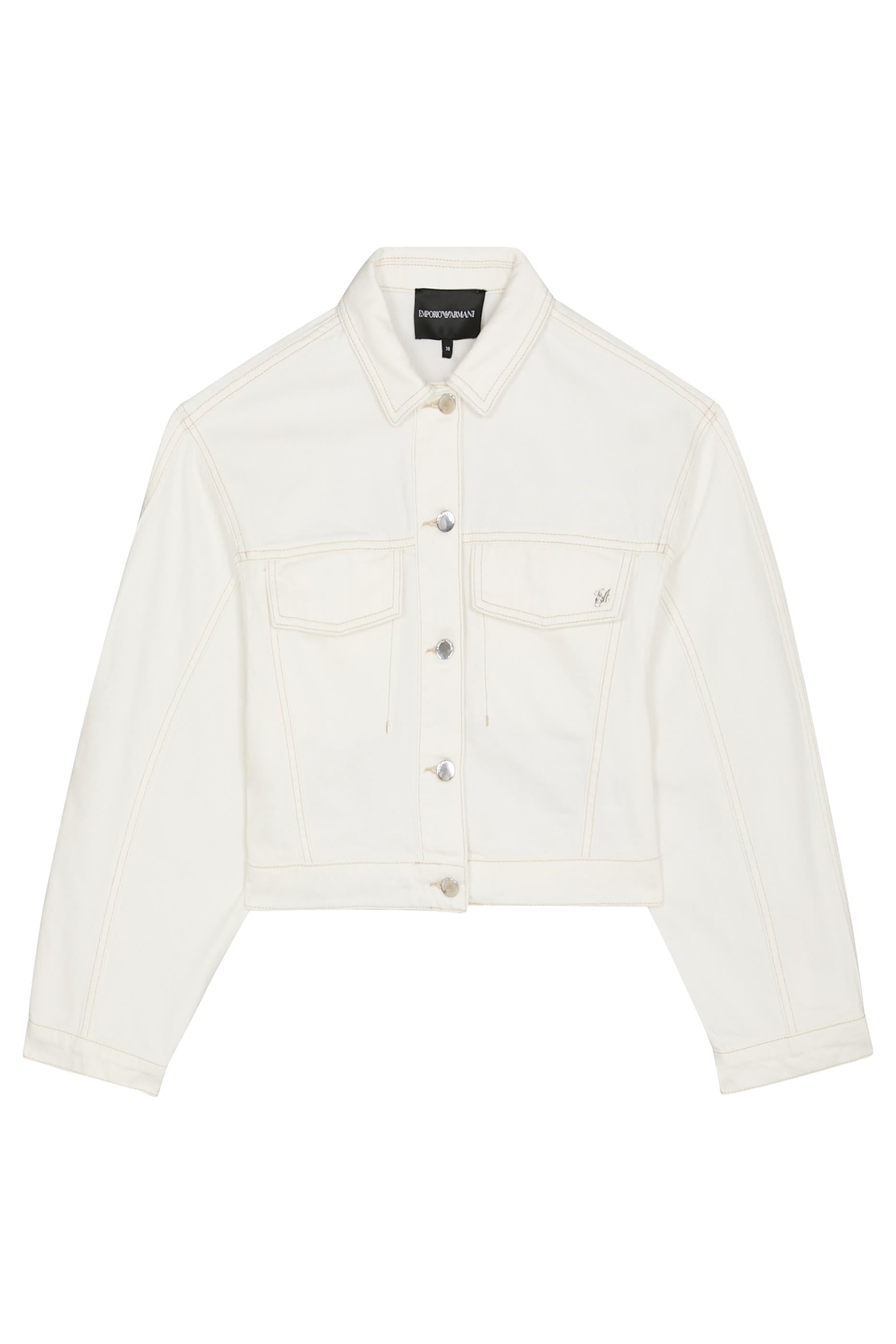 Button-Up Crop Blouson