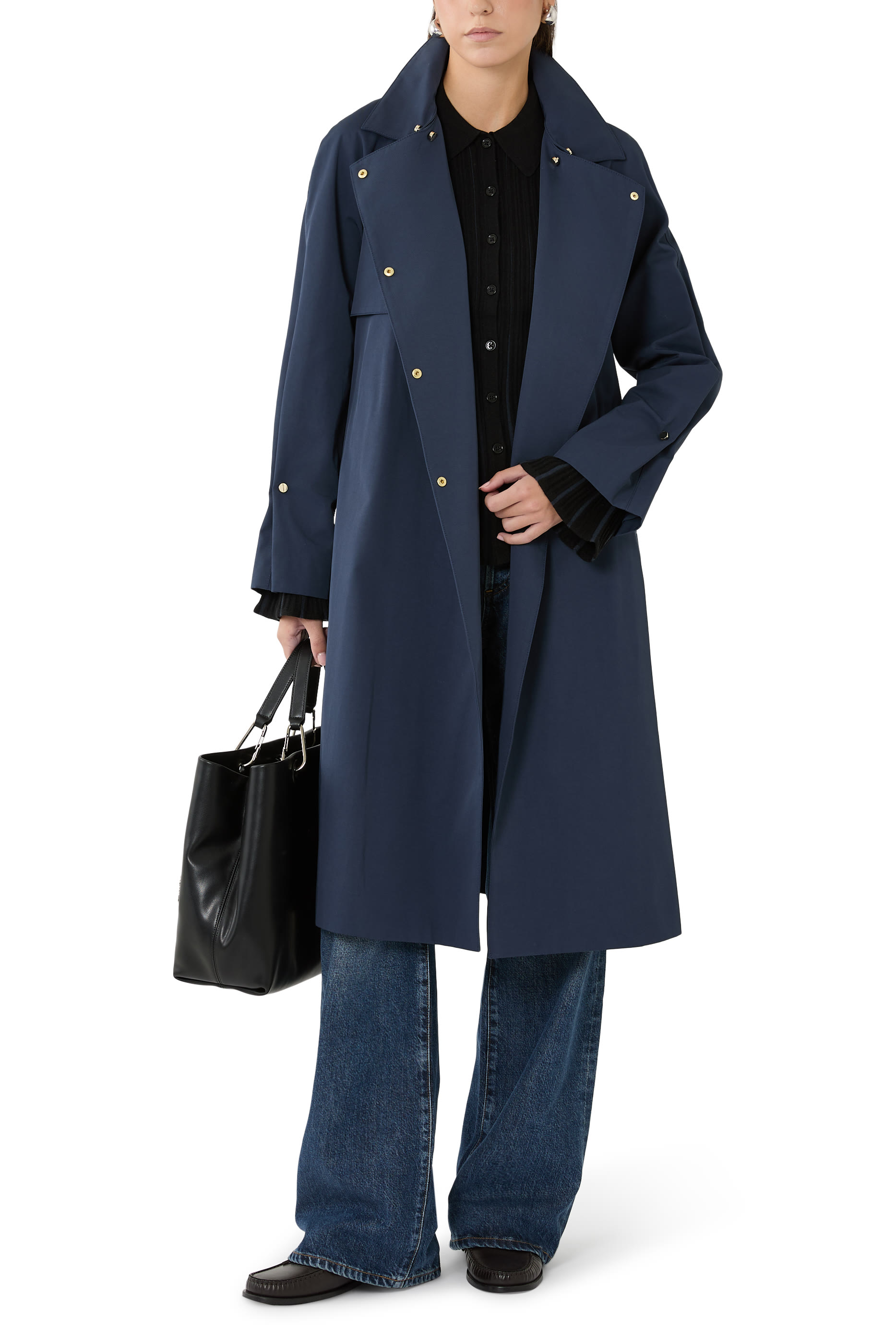 Logo Trench Coat
