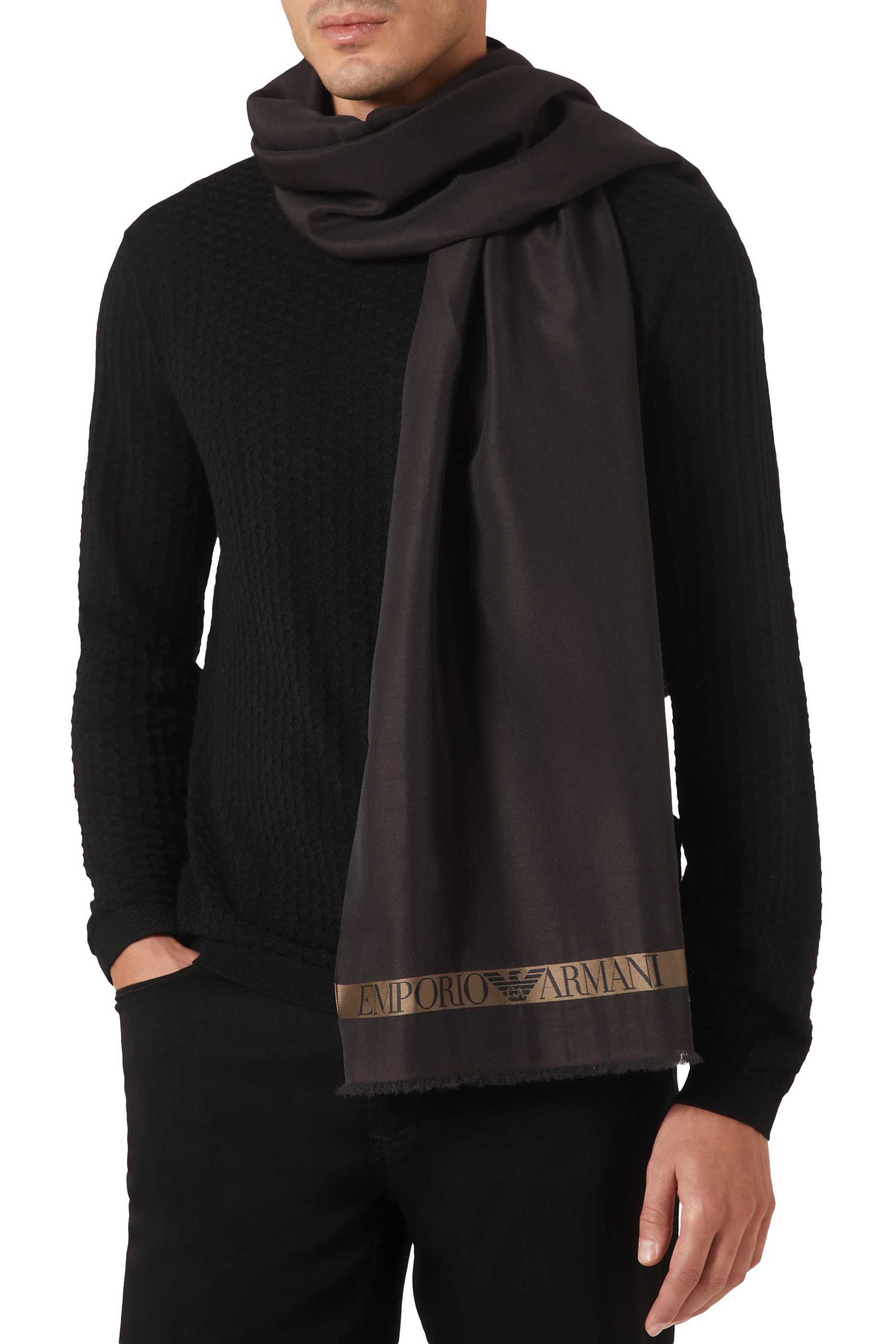 Logo Printed Scarf