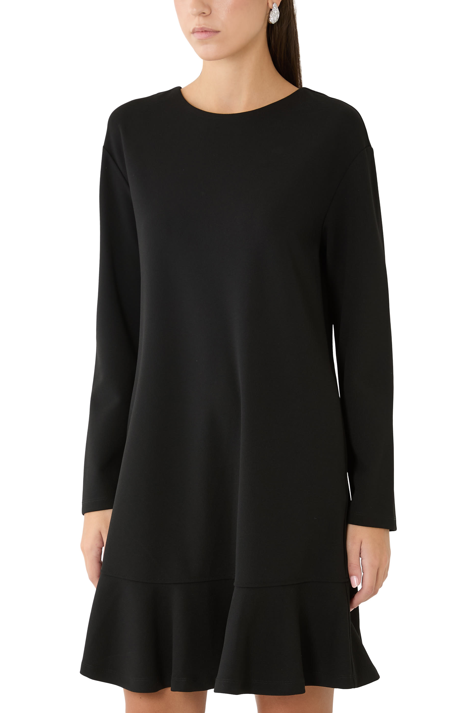 Scuba Crêpe T-Shirt with Micro Studs 