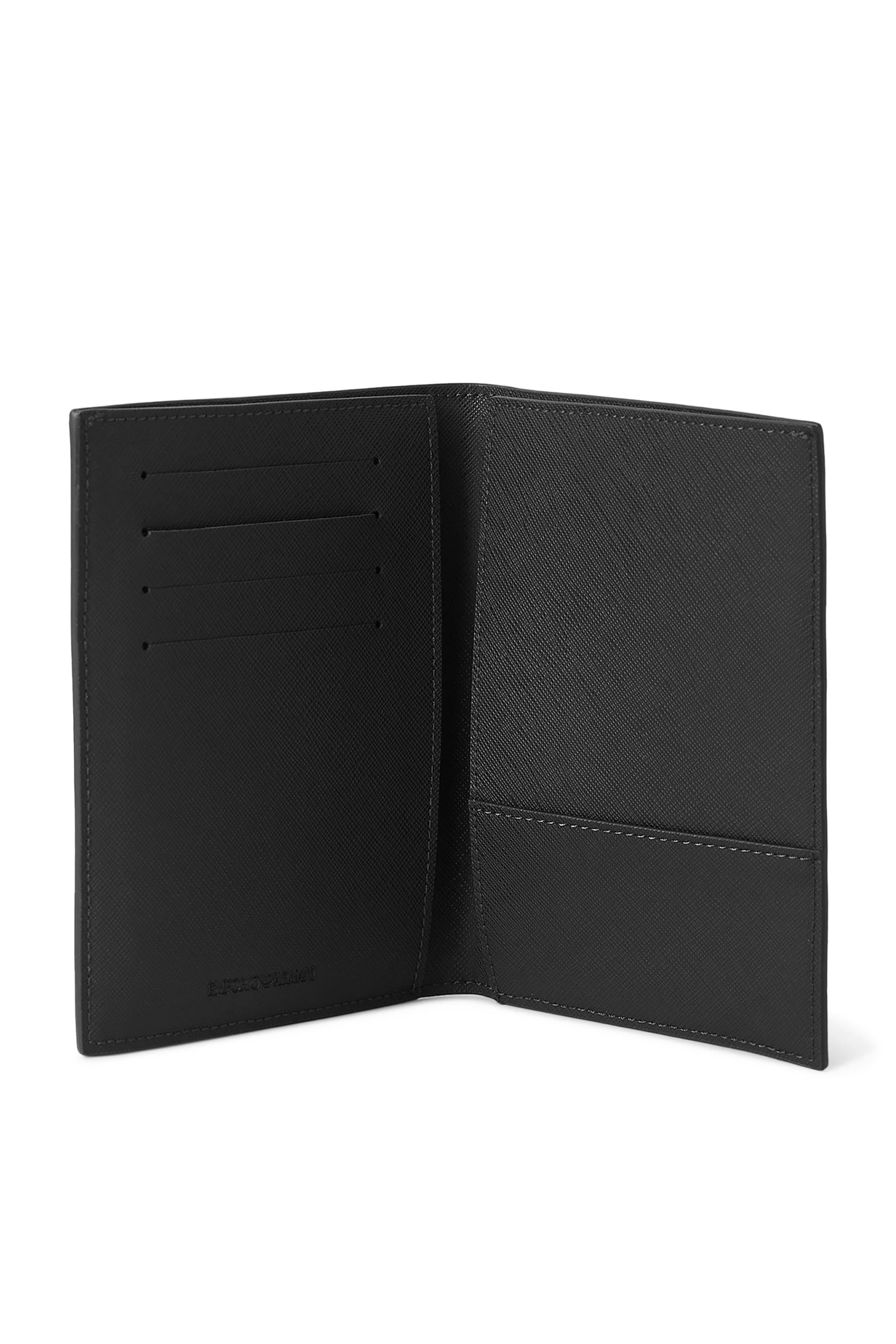 Metal Eagle Logo Passport Holder & Bag Tag Gift Set