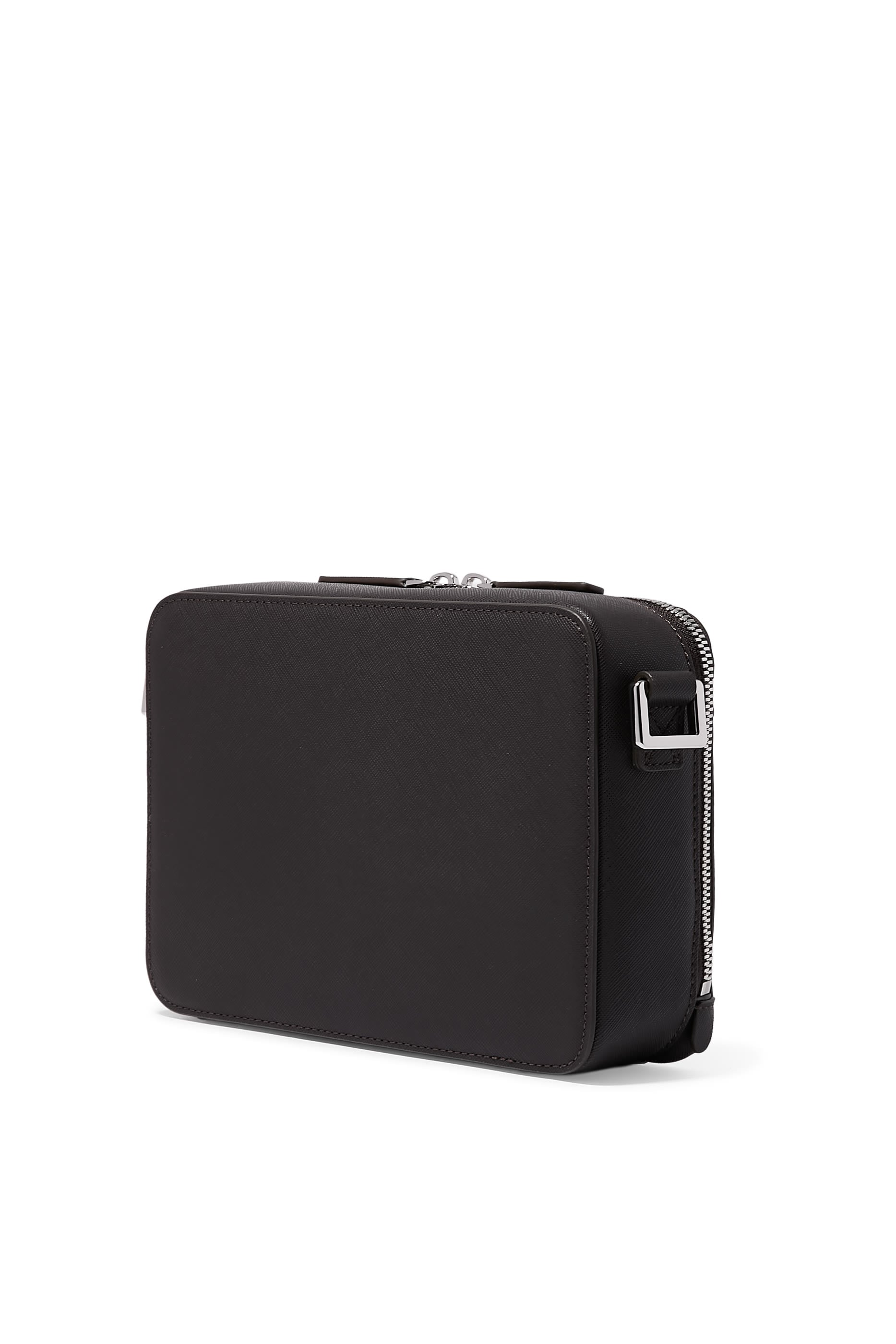 ASV Regenerated Saffiano Leather Mini Camera Bag with Eagle Plate
