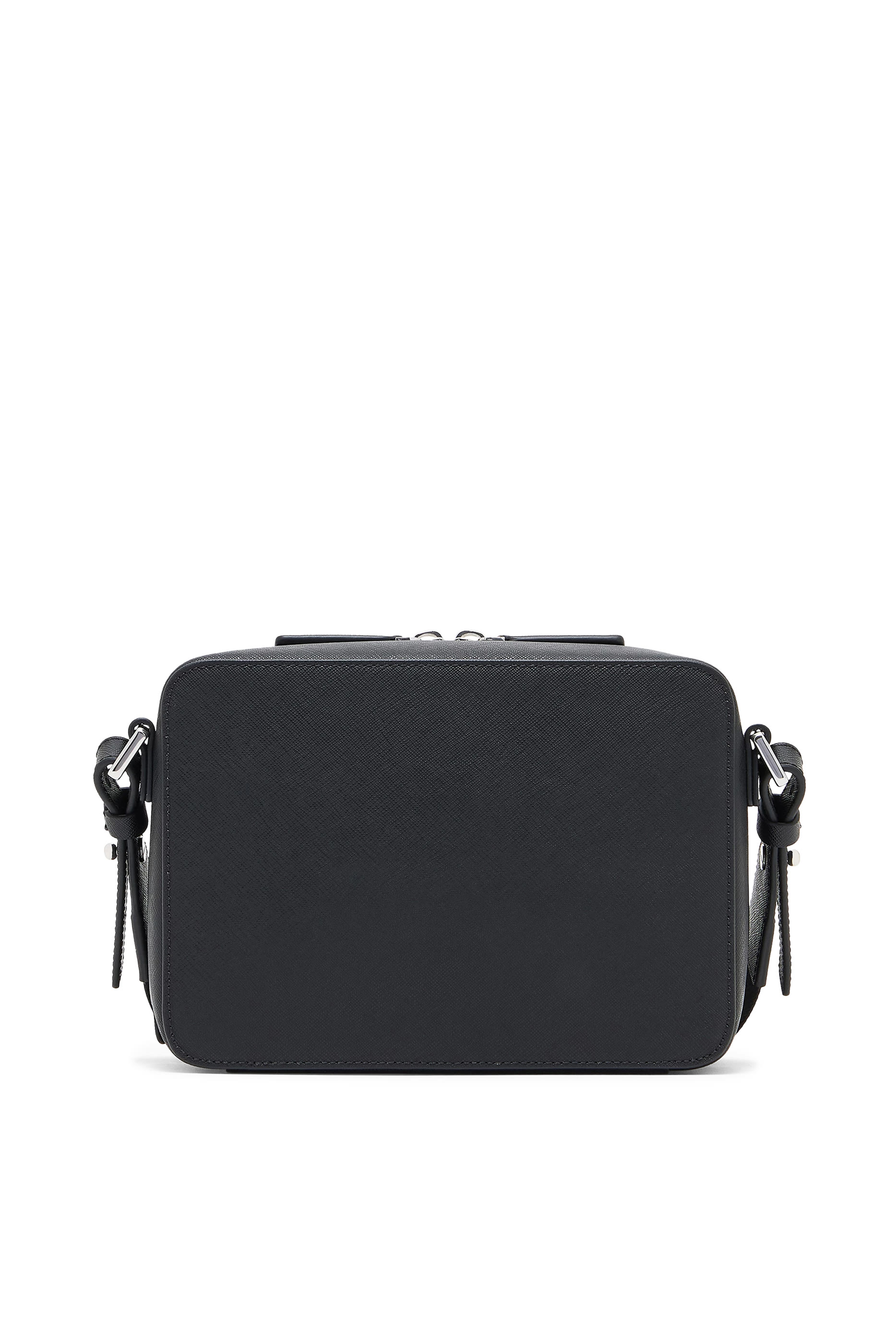 ASV Regenerated Saffiano Leather Mini Camera Bag with Eagle Plate