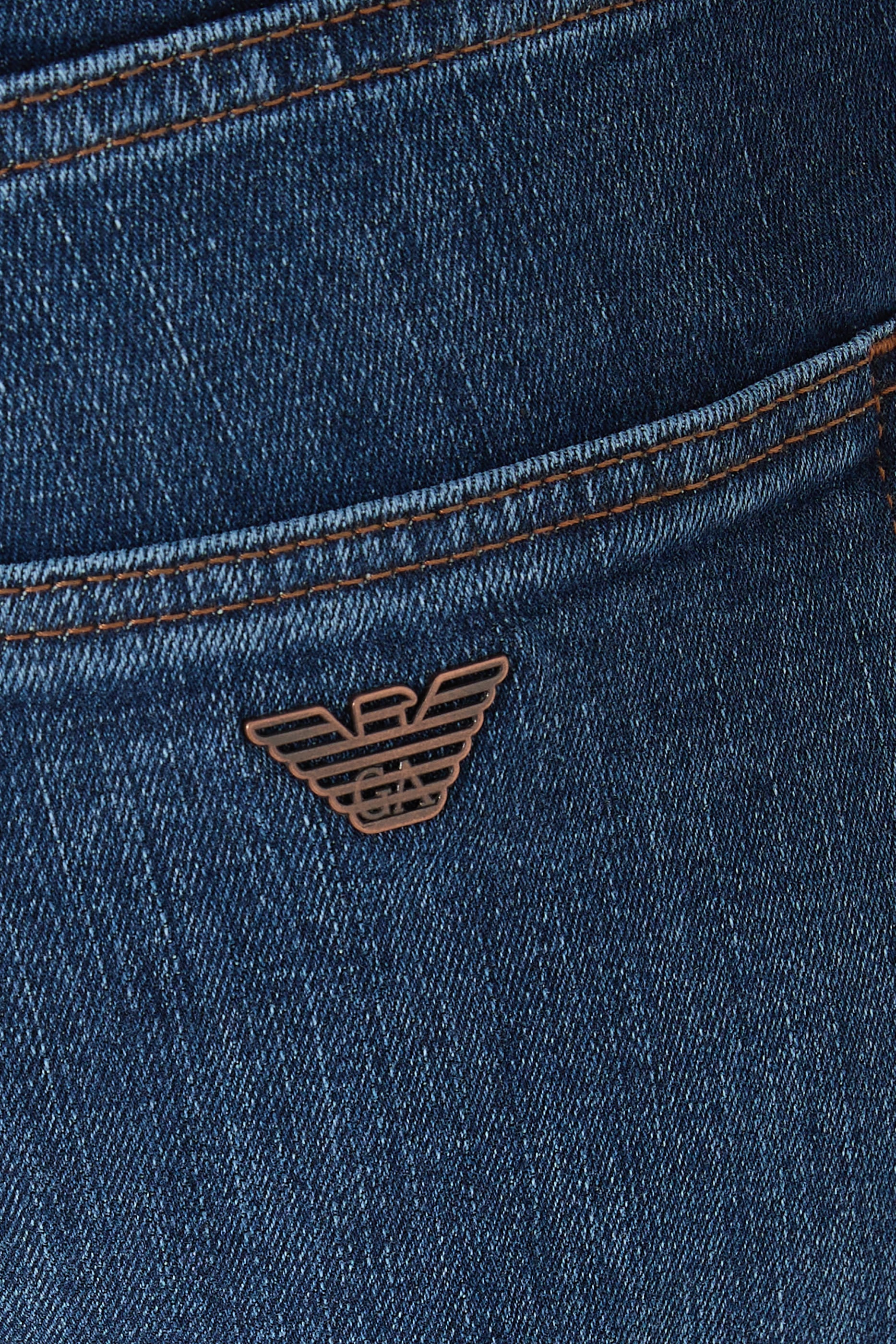 Denim Straight-Fit Pants