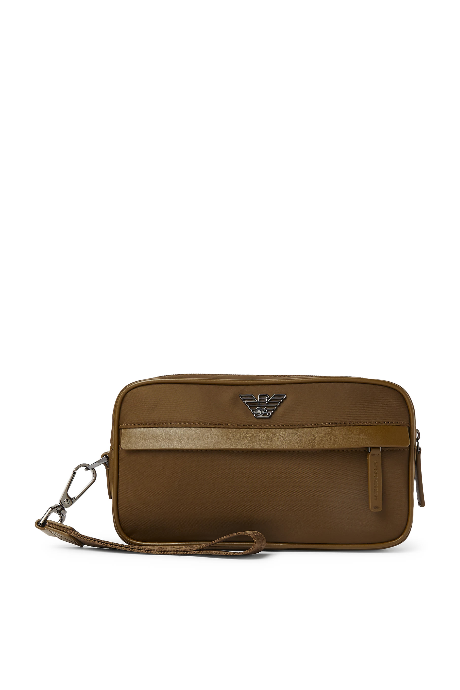 Metal Eagle Logo Nylon Beauty Case