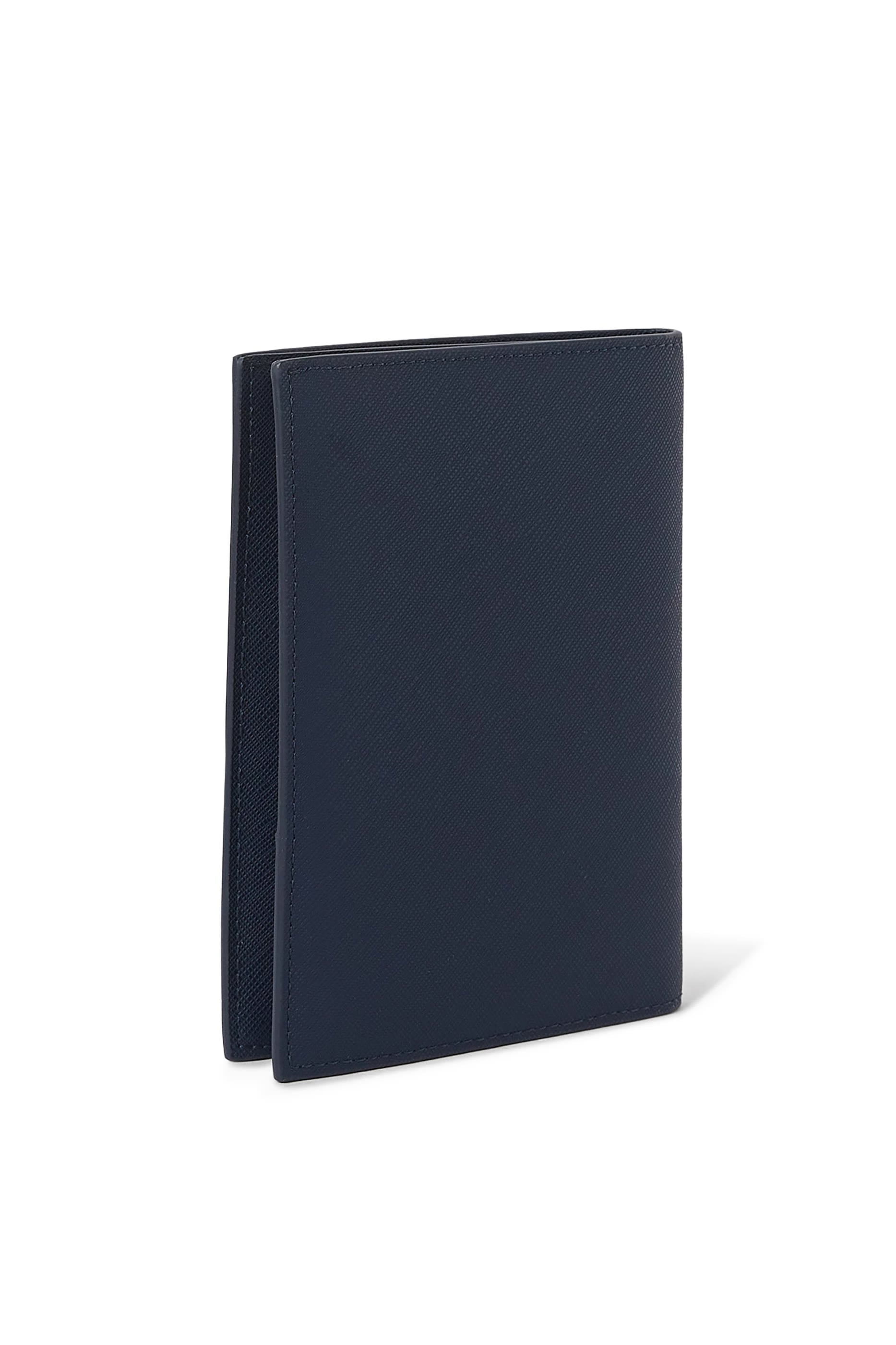 ASV Regenerated Saffiano Leather Passport Holder