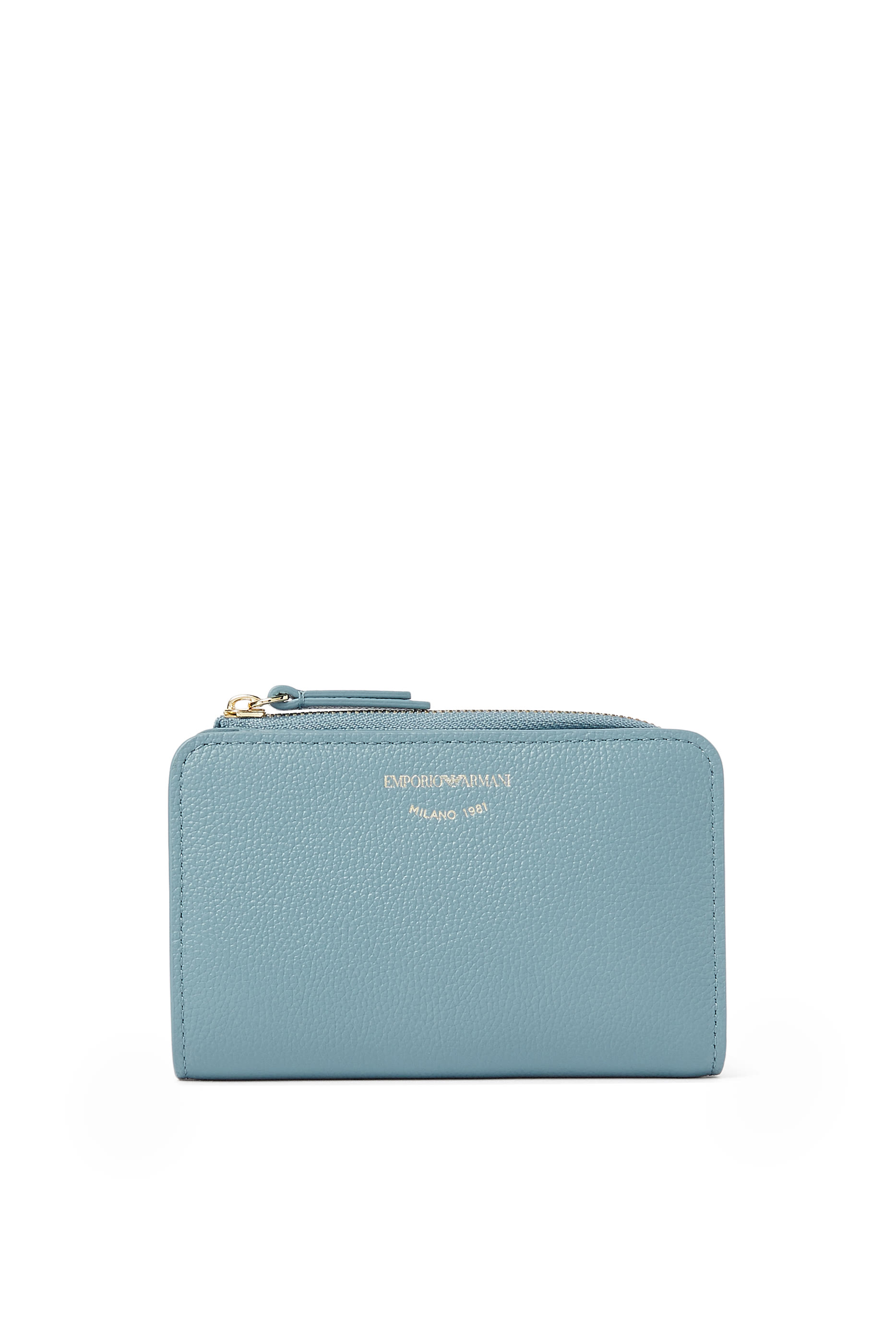 Logo Bi-Fold Zip Wallet